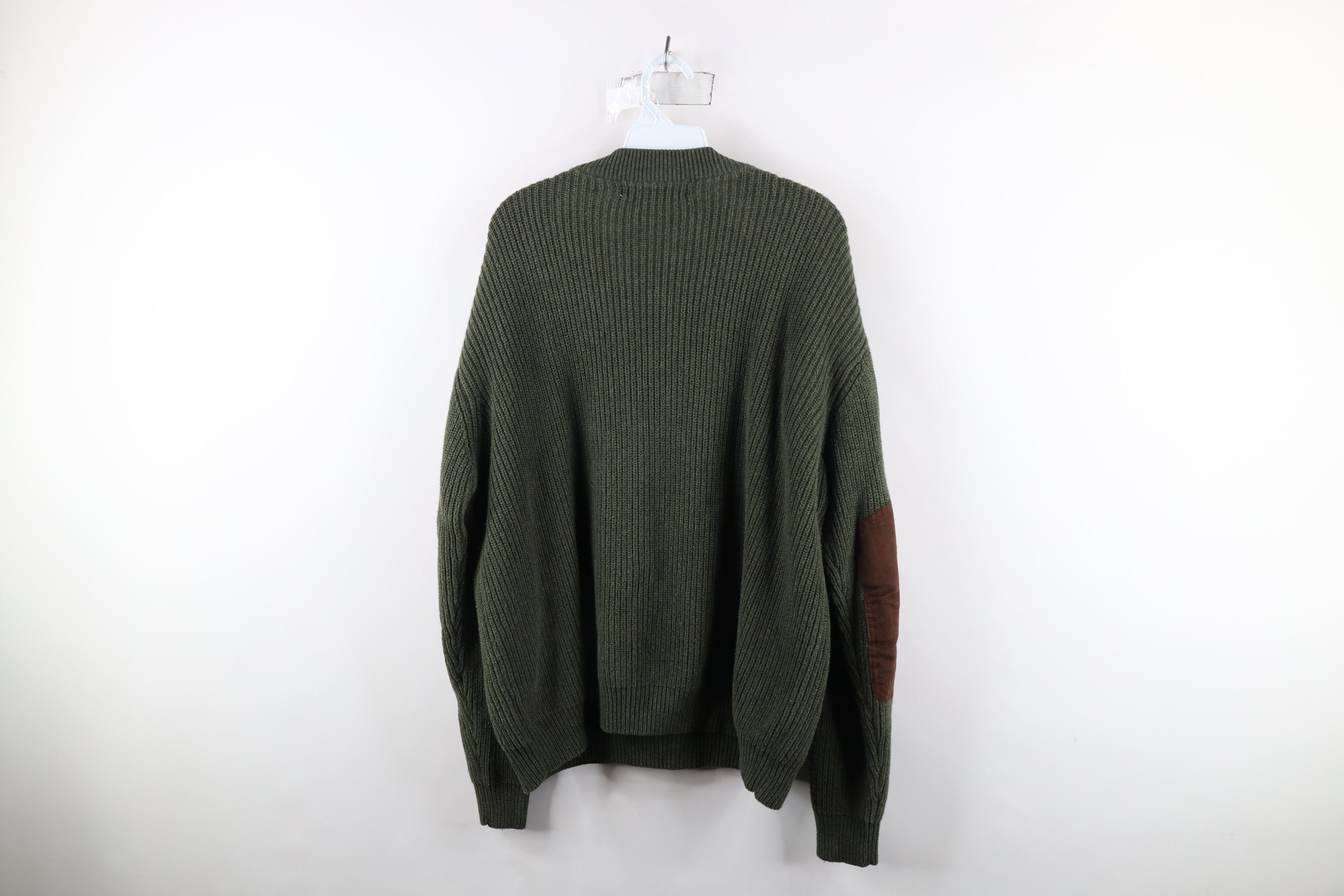 Cabelas × Vintage Vintage Cabelas Quilted Ribbed Knit Shooting Henley Sweater Size US XL / EU 56 / 4 - 11 Thumbnail