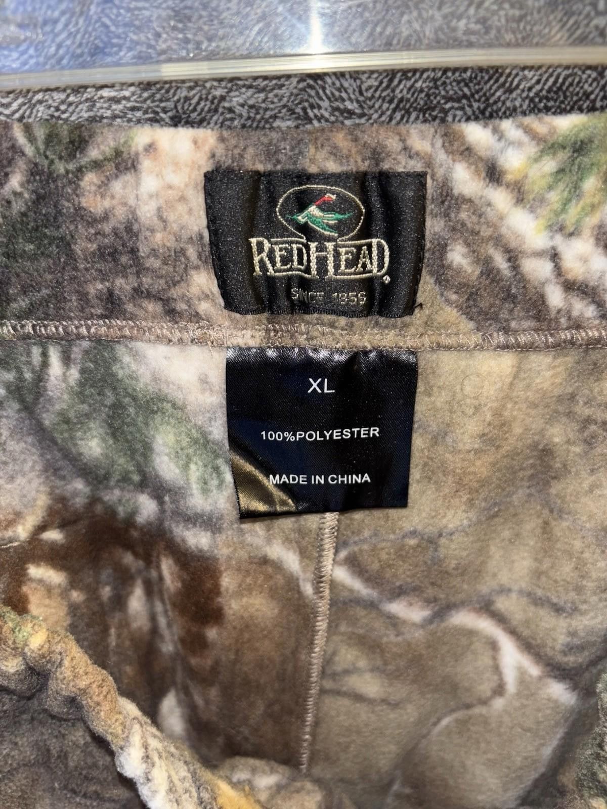 Realtree RedHead Realtree Camo Fleece Pants XL Size ONE SIZE - 5 Thumbnail