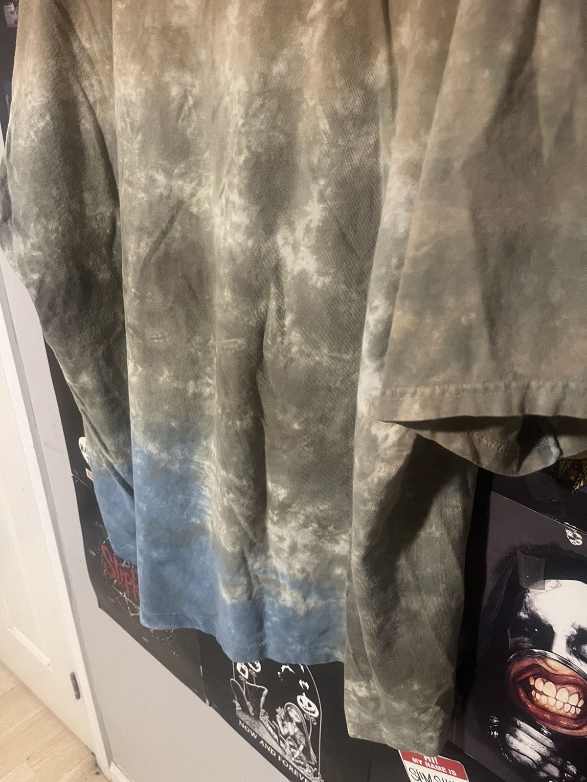 Liquid Blue Y2K 2000’s John Lennon Peace Liquid Blue tye-dye boxy tee Size US XXL / EU 58 / 5 - 10 Thumbnail