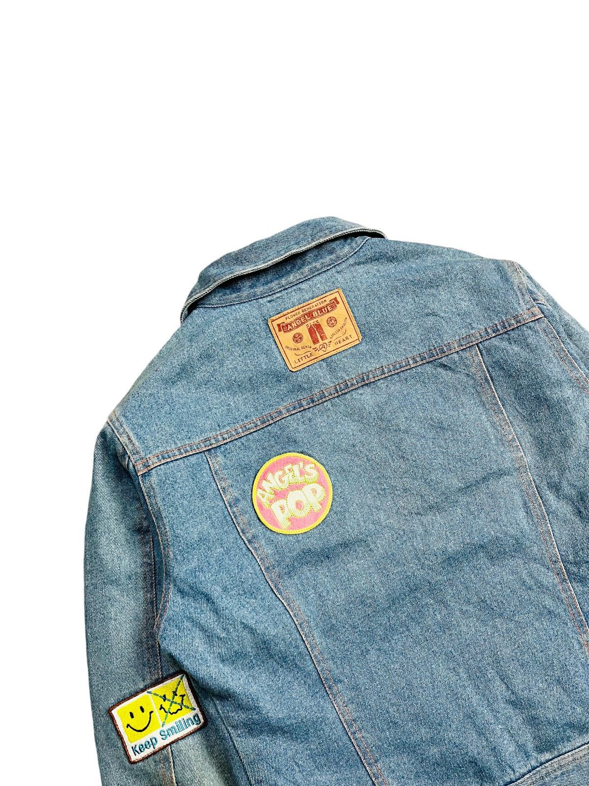Angel Blue 2000s Angel Blue - Multipatch Hippie Style Denim Size M / US 6-8 / IT 42-44 - 11 Thumbnail