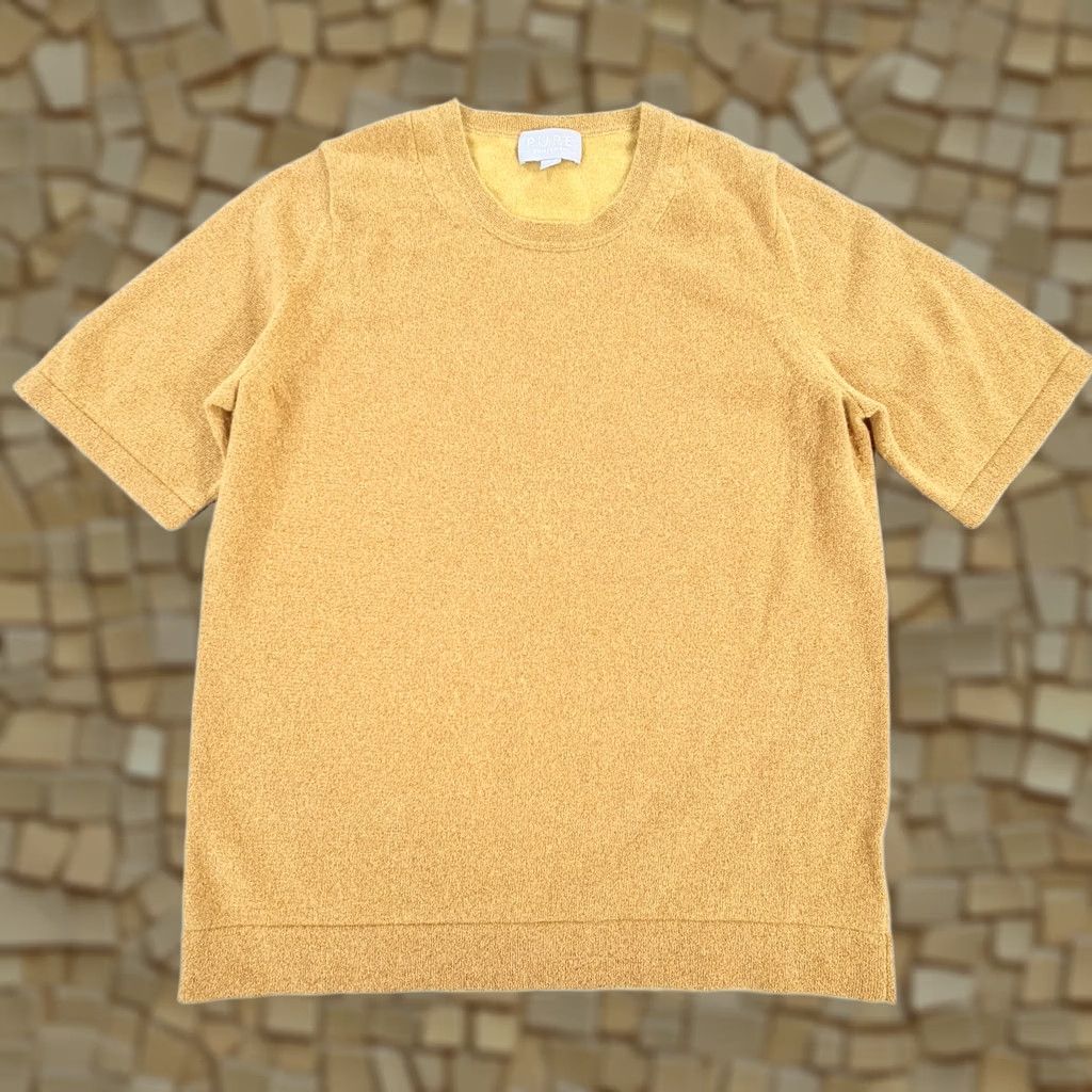 Vintage VINTAGE? No — Pure Collection Jumper Pullover Yellow 16 UK Cashmere Knit Crew Neck Womens Size XXL / US 16-18 / IT 52-54 - 1 Thumbnail