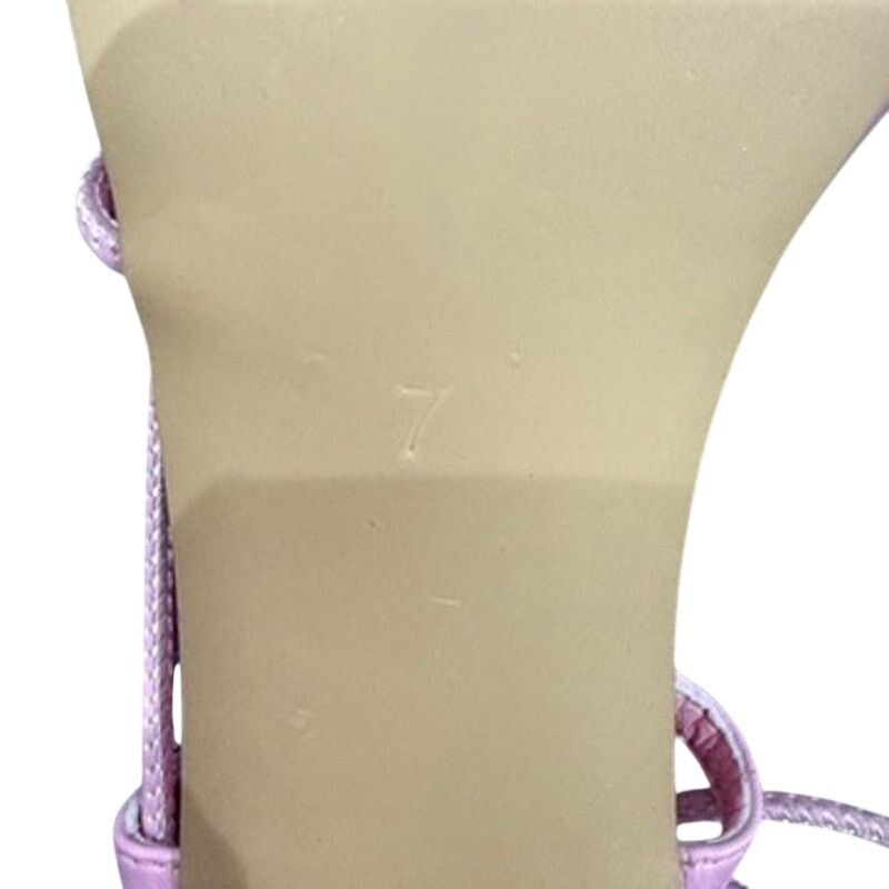 Topshop Topshop Roisin Ghillie Tie Sandal Heel in Pink, Size UK7/US9 Size US 9 / IT 39 - 6 Thumbnail
