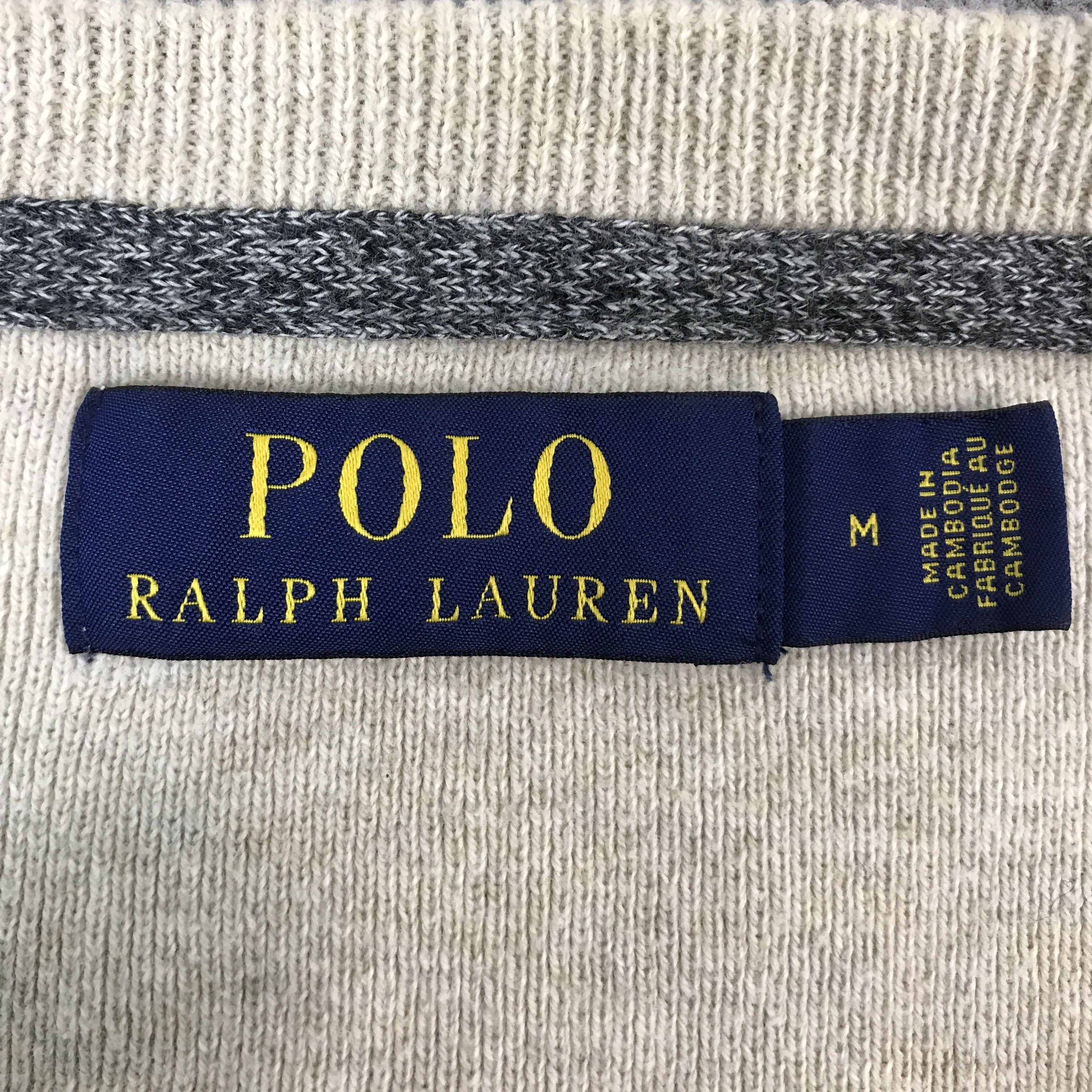 Polo Ralph Lauren × Vintage Polo Ralph Lauren Knitwear sweater jacket Size US M / EU 48-50 / 2 - 10 Thumbnail