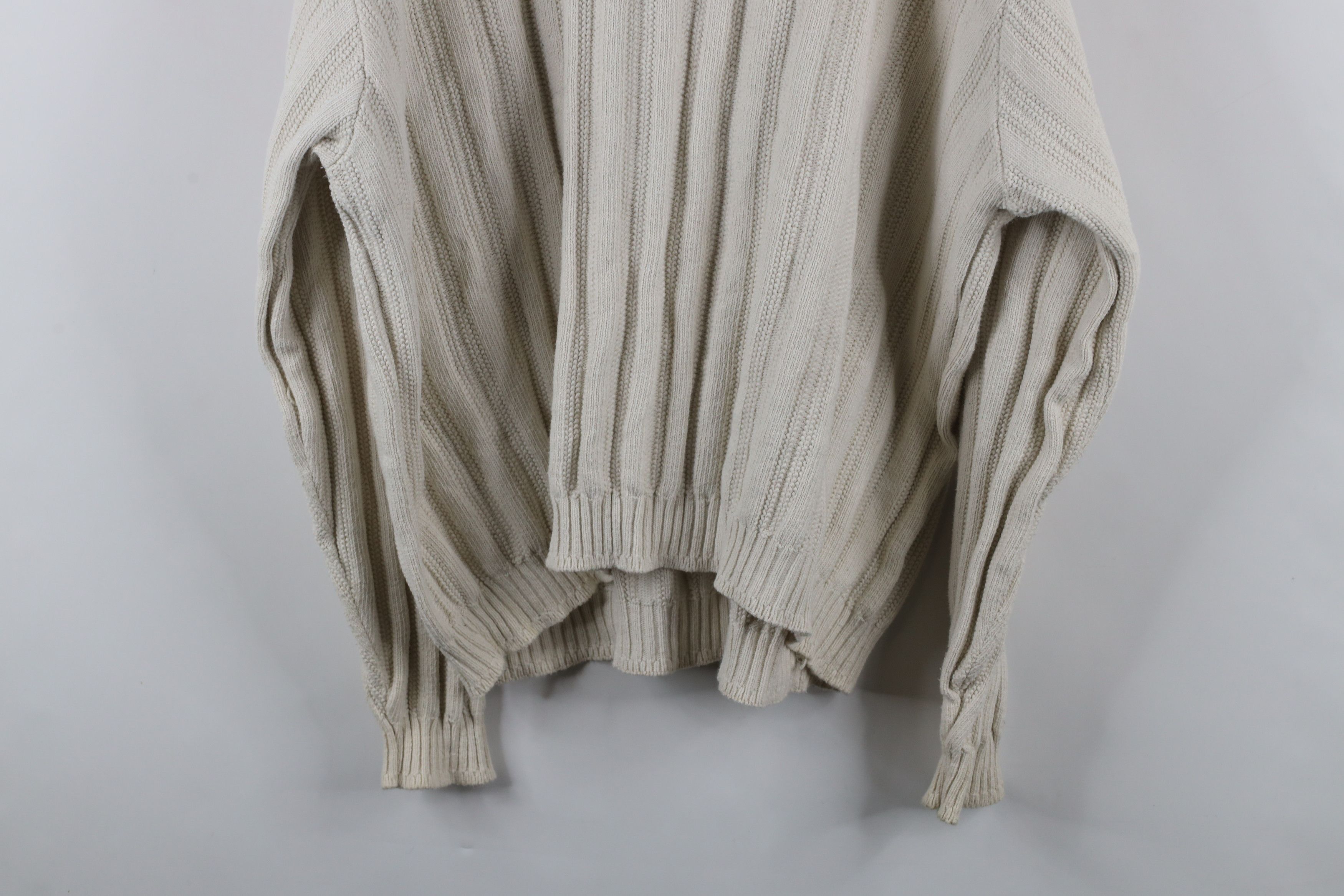 Vintage Vintage 90s Streetwear Ribbed Knit Crewneck Sweater USA Size US XXL / EU 58 / 5 - 8 Thumbnail