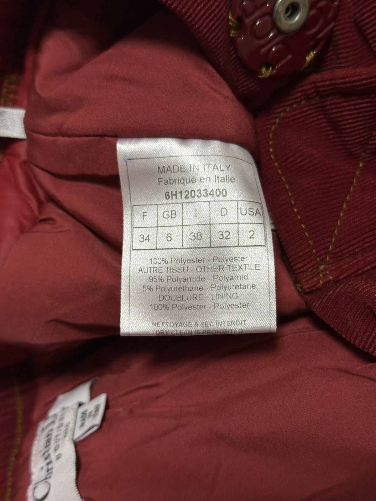Dior CHRISTIAN DIOR Fall Winter 2006 Corduroy Mini Skirt Size 25" / US 0 / IT 36 - 10 Thumbnail