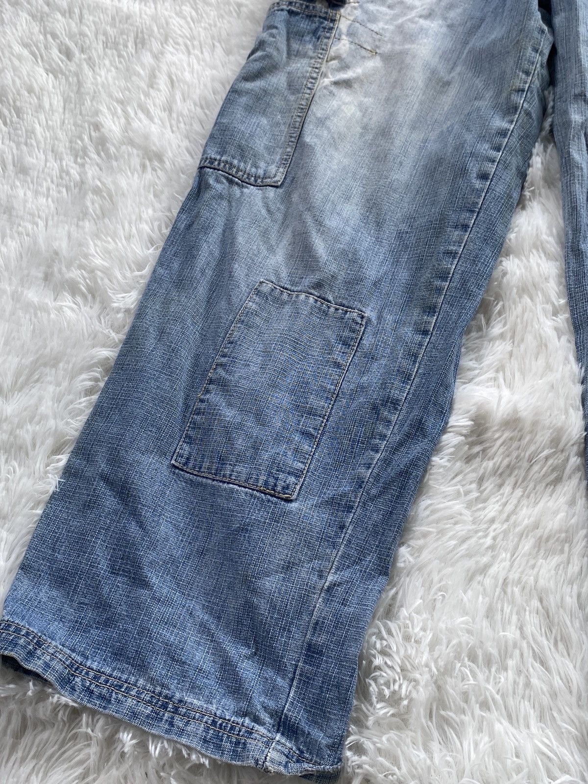 Vintage 90’s Skate Culture 🔥 Dig Deep🔥Cargo Baggy Jeans Size US 36 / EU 52 - 7 Thumbnail