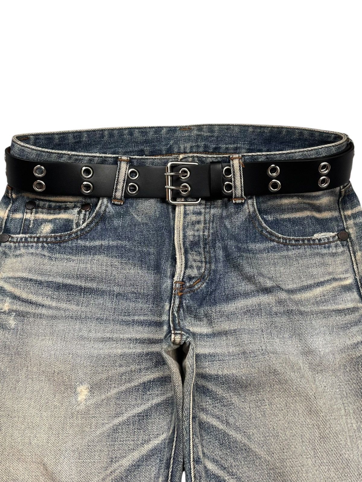 Japanese Brand Stunning Lure Buckel Back Selvedge Denim Button Fly Size US 30 / EU 46 - 5 Thumbnail