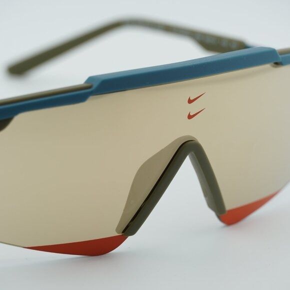 Nike NIKE MARQUEE EDGE M 390 Sunglasses Olive Shield Frame Size ONE SIZE - 10 Thumbnail