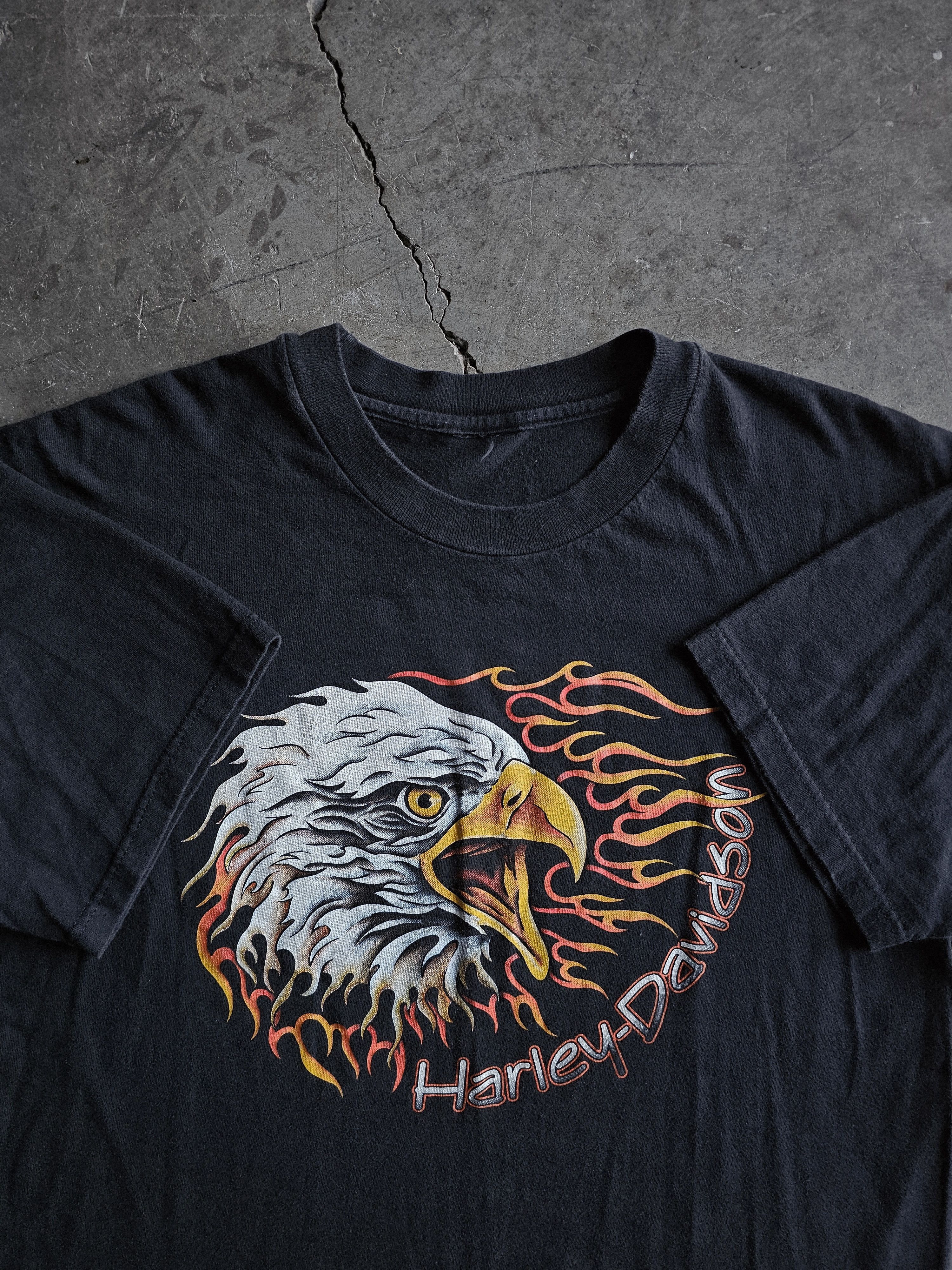 Harley Davidson vintage harley davison flame eagle tee Size US L / EU 52-54 / 3 - 1 Thumbnail