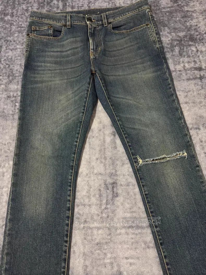 Saint Laurent Paris Saint Laurent Paris Dark Blue Rust Mud-dyed Claw Pattern C Size US 32 / EU 48 - 3 Thumbnail