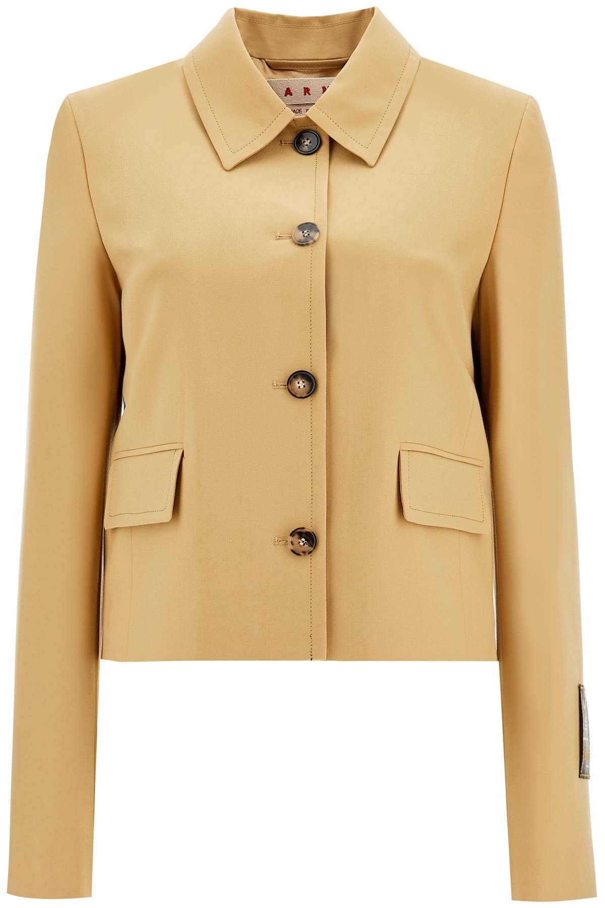 Marni MARNI Short Wool Blend Jacket Size S / US 4 / IT 40 - 1 Thumbnail