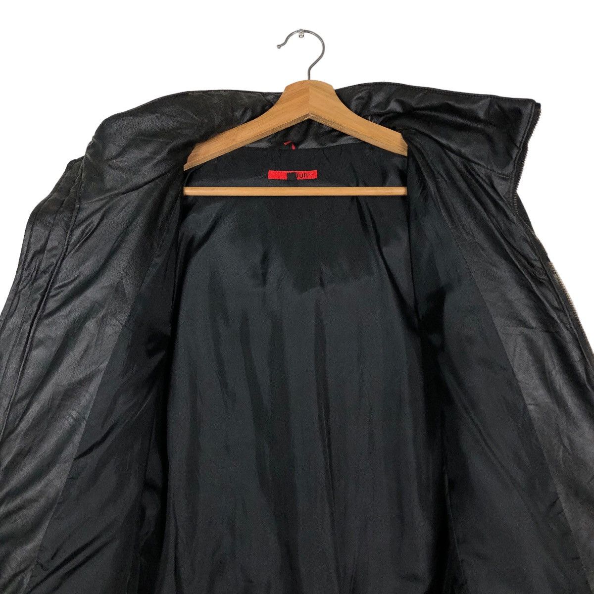 Issey Miyake 🔥Vintage Biker Soft Leather Jacket Jun Japan Made Size US M / EU 48-50 / 2 - 14 Thumbnail