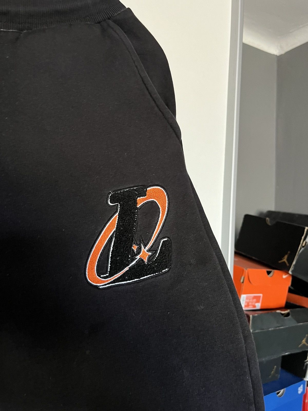 Designer × Vintage Lorenzo Veratti Sweatpants / Joggers (Black) UK Drip Roadman Size US 31 - 2 Thumbnail