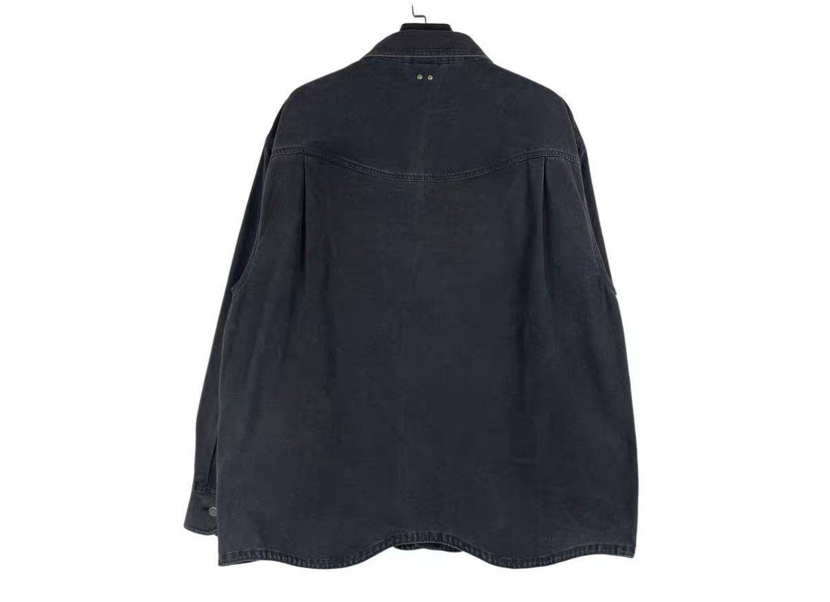 FAR FROM WHAT Far Archive Distressed Washed Multi-Zip Denim Jacket J31 Size US M / EU 48-50 / 2 - 2 Thumbnail