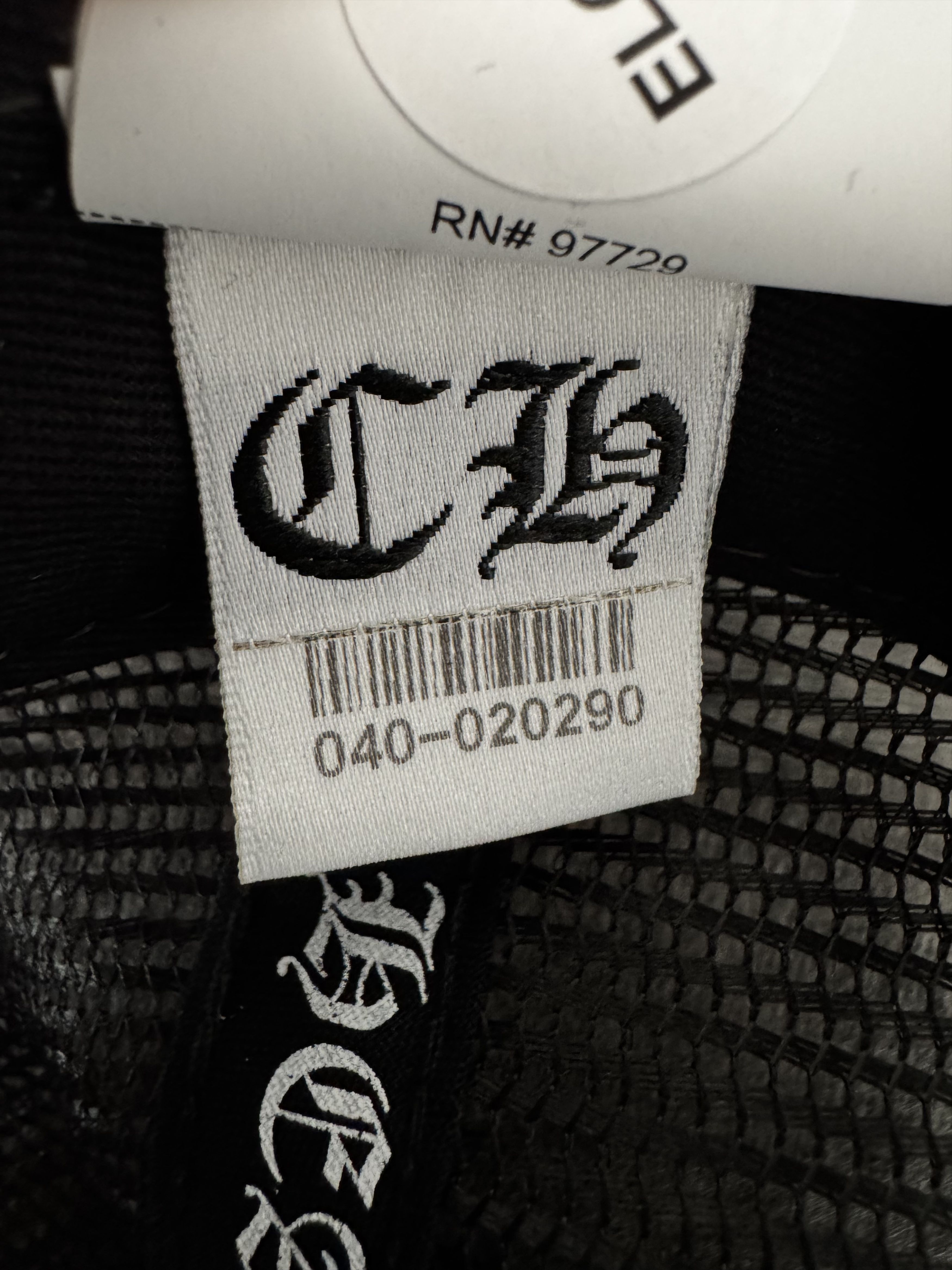 Chrome Hearts Chrome Hearts Black White Fuck Cap Size ONE SIZE - 8 Thumbnail