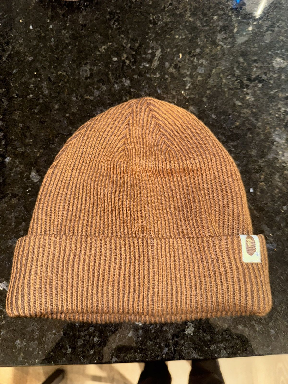 Bape A Bathing Ape Knit Beanie brown Size ONE SIZE - 2 Thumbnail