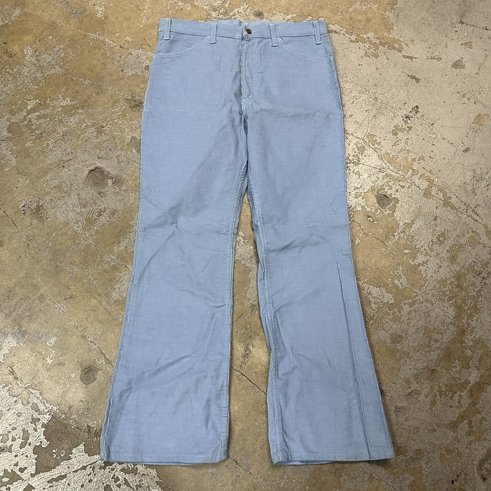 Levi's × Vintage NWT Vintage 70s Levi’s 646 Corduroy Bell Bottom Pants 36x32 Size US 36 / EU 52 - 1 Thumbnail