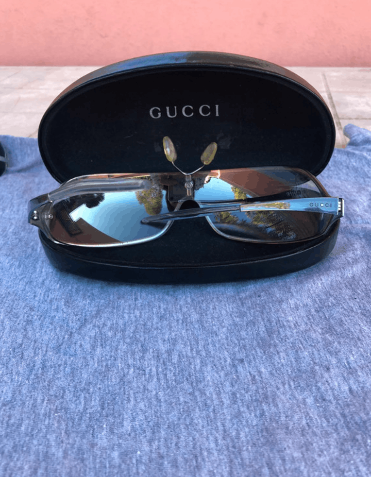 Gucci Gucci Sunglasses 1661 Mask Logo Shield GG Sport Vintage Size ONE SIZE - 2 Thumbnail