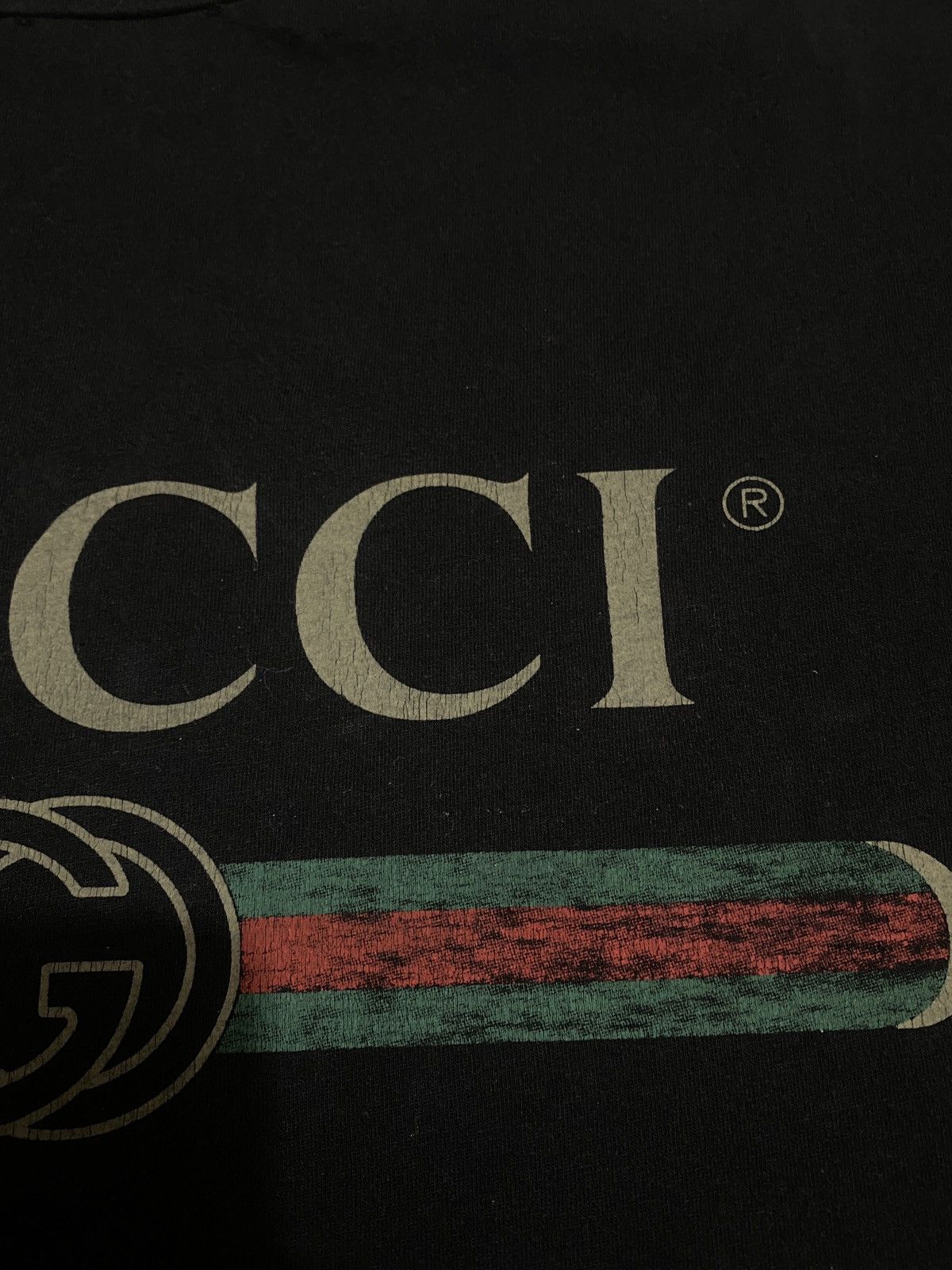 Gucci Luxury women Gucci big logo with Small flower on back Size L / US 10 / IT 46 - 7 Thumbnail