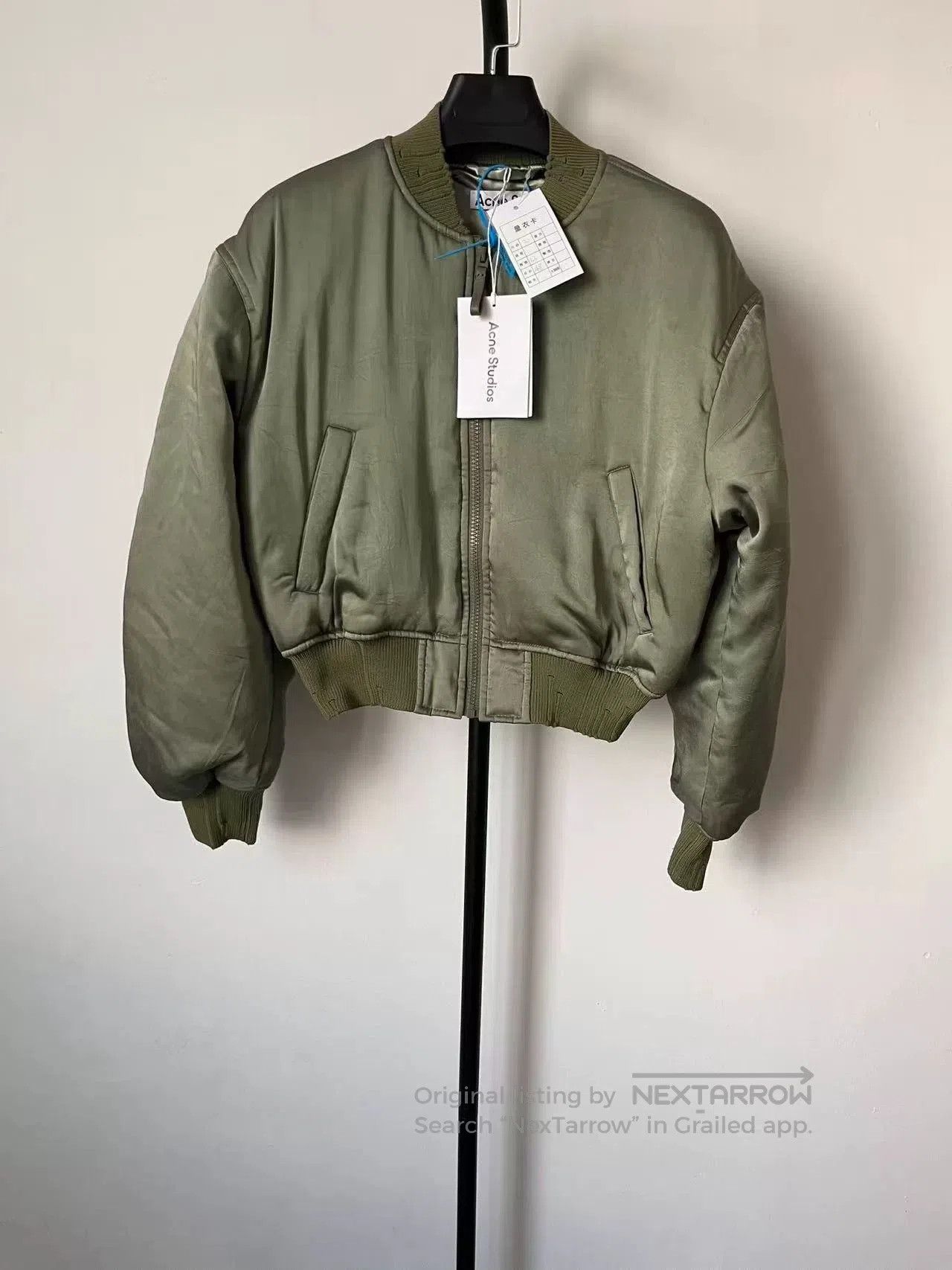 Acne Studios Logo Patch Bomber Jacket.