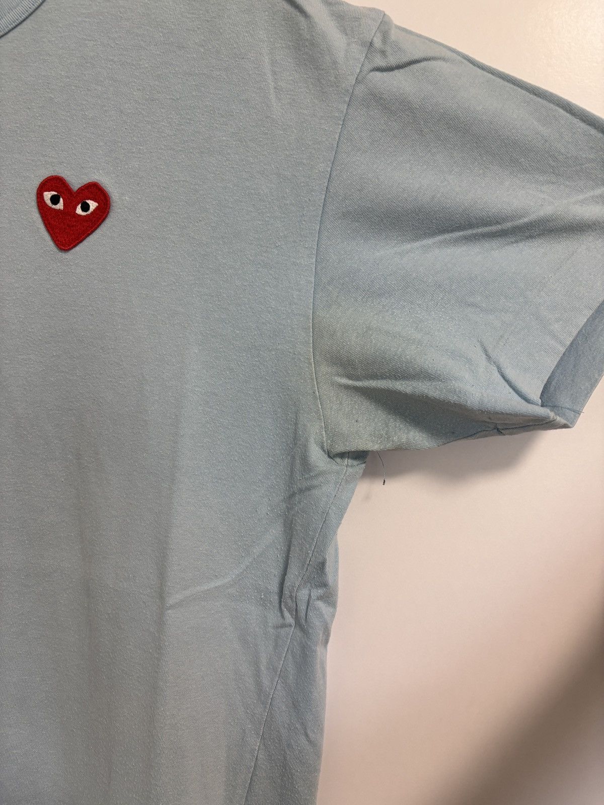 Comme des Garcons × Comme des Garcons PLAY CDG Play T-shit in Baby Blue Size US L / EU 52-54 / 3 - 4 Thumbnail