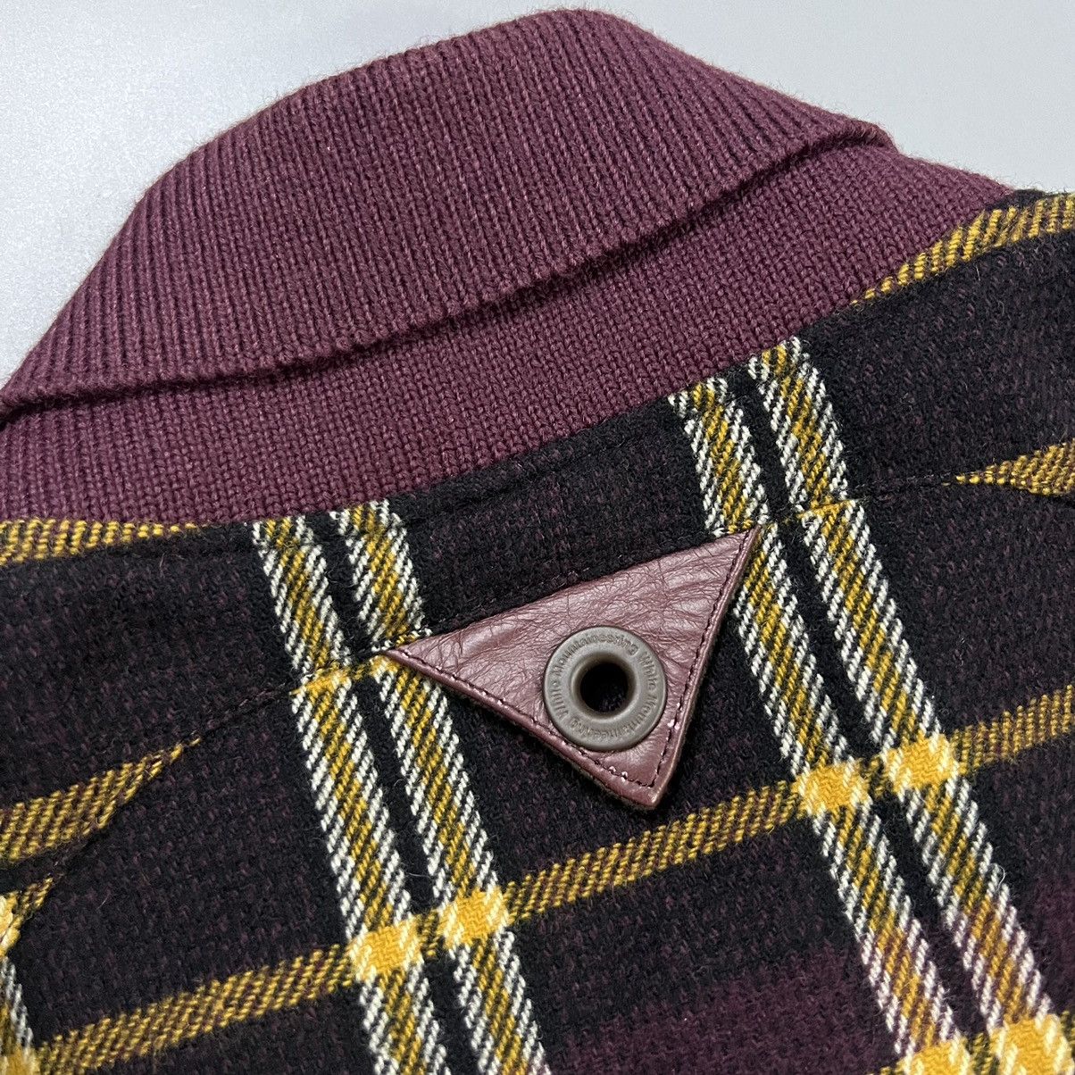 White Mountaineering White Mountaineering Leather Plaid Wool Jacket Size US M / EU 48-50 / 2 - 18 Thumbnail