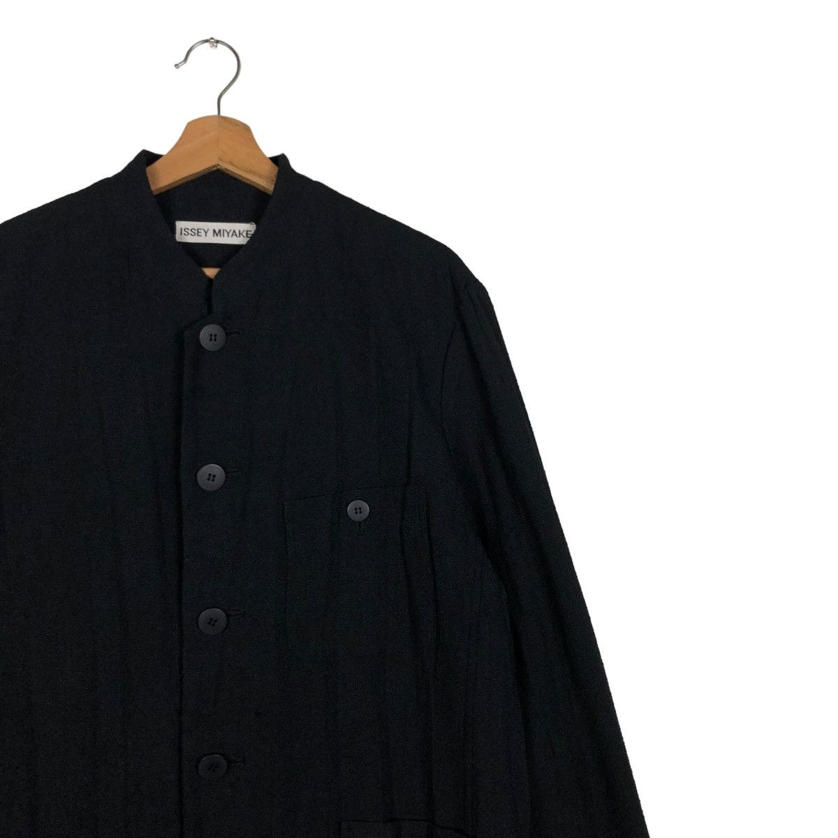 Issey Miyake 🔥RICH BLACK VINTAGE ISSEY MIYAKE JACKET MULTI POCKET CARGO Size US M / EU 48-50 / 2 - 8 Thumbnail
