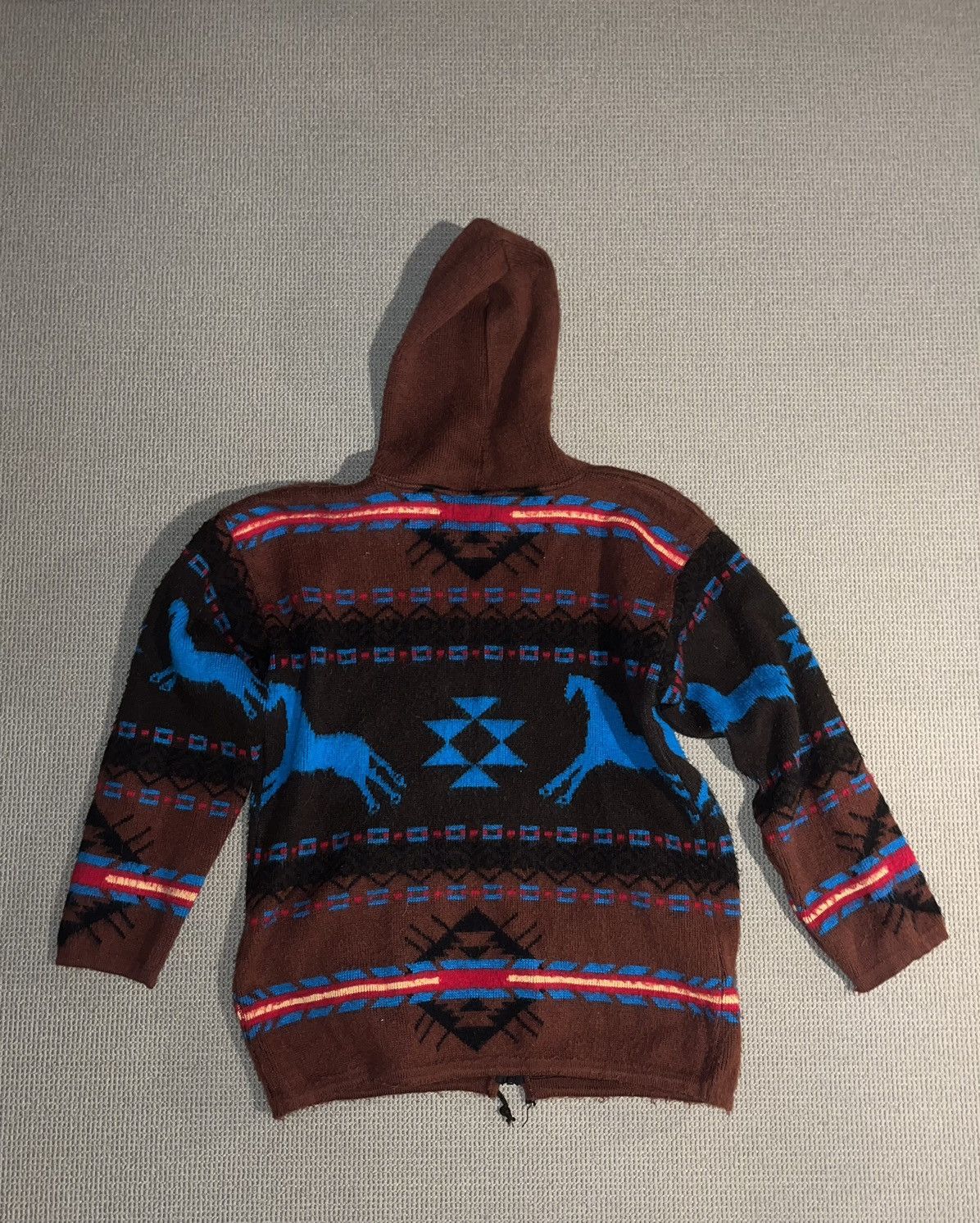 Vintage Vintage Pendleton Woven Hoodie Size US L / EU 52-54 / 3 - 4 Thumbnail