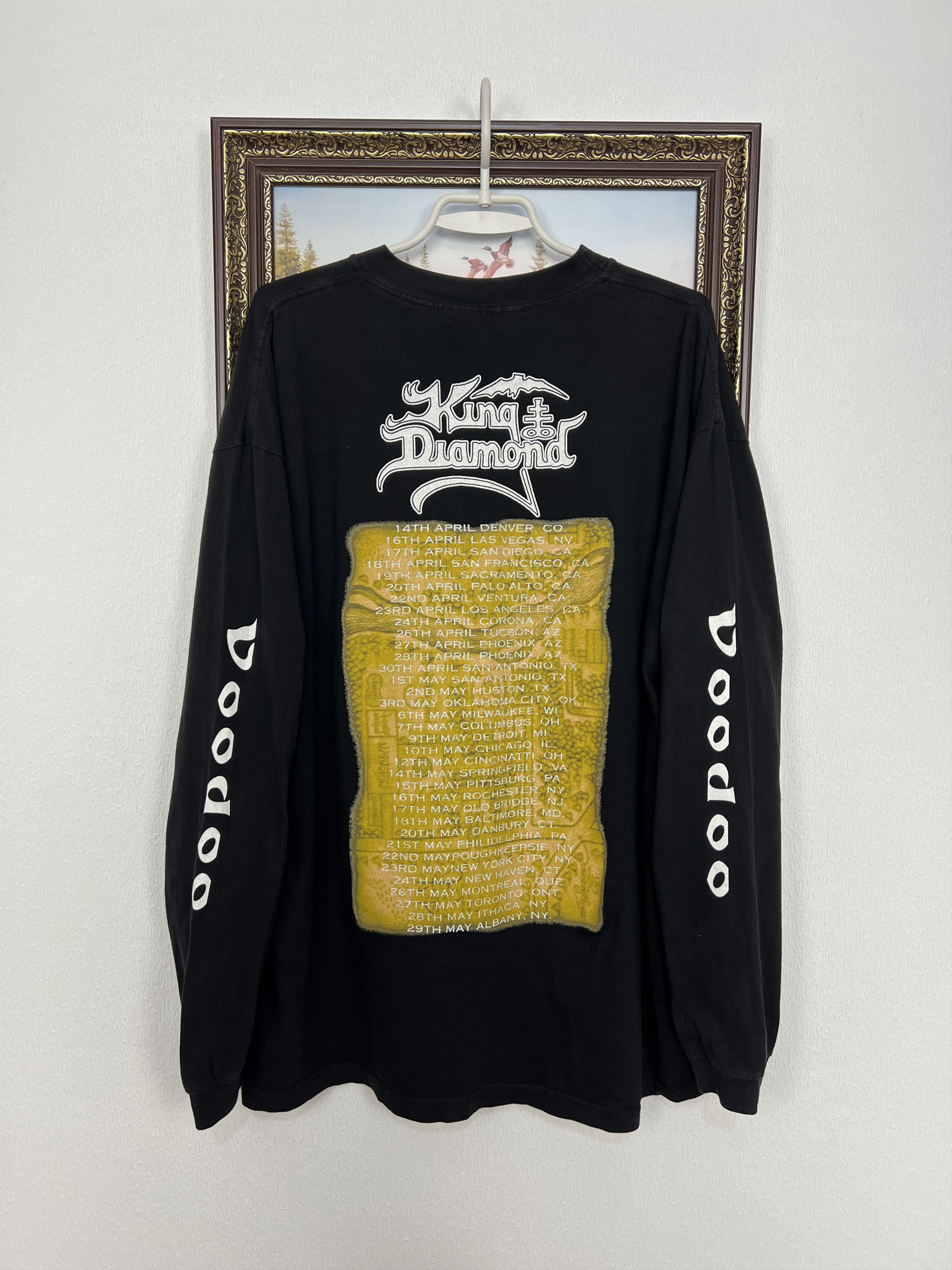 Vintage Vintage 1998 King Diamond Voodoo World Tour Tee Shirt Size US XL / EU 56 / 4 - 8 Thumbnail
