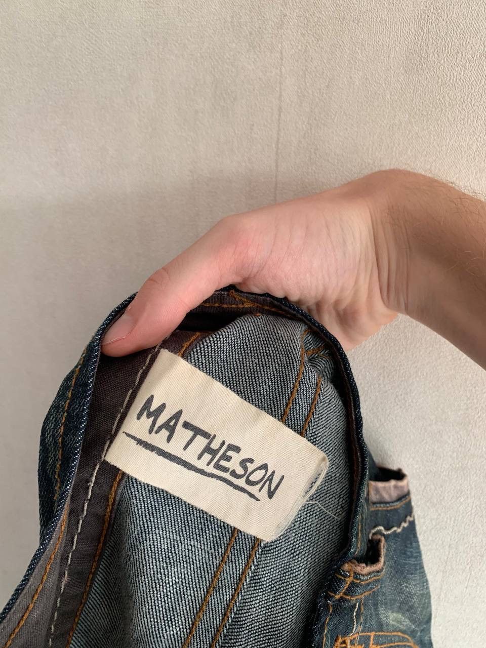 If Six Was Nine × Japanese Brand × Le Grande Bleu (L.G.B.) TOUGH JEANSMITH RUSTY BACKLE BACK JEANS Size US 32 / EU 48 - 13 Thumbnail
