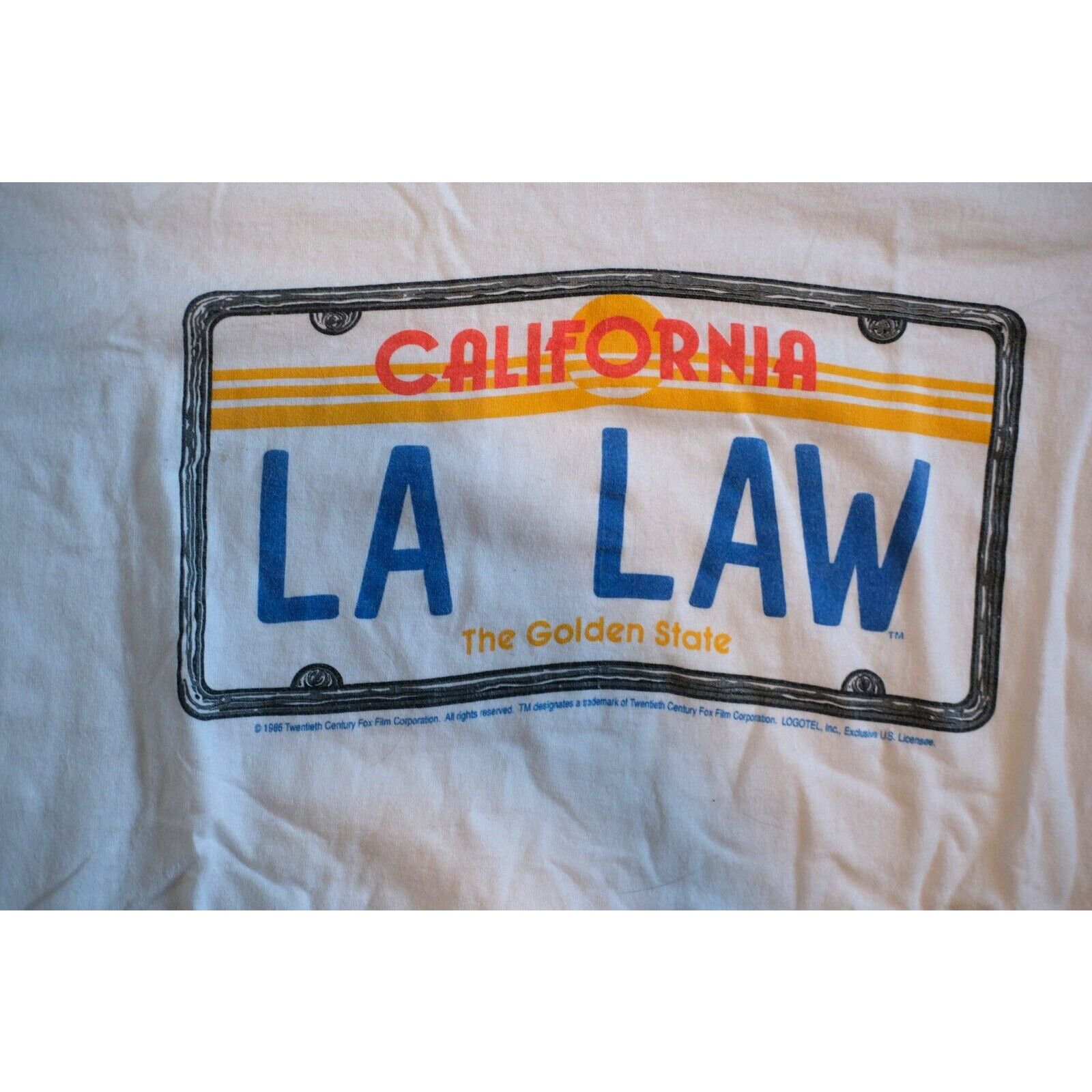 Other Vintage 80s Steelman Super Hi-Cru LA Law Tee Large Graphic Size US L / EU 52-54 / 3 - 3 Thumbnail