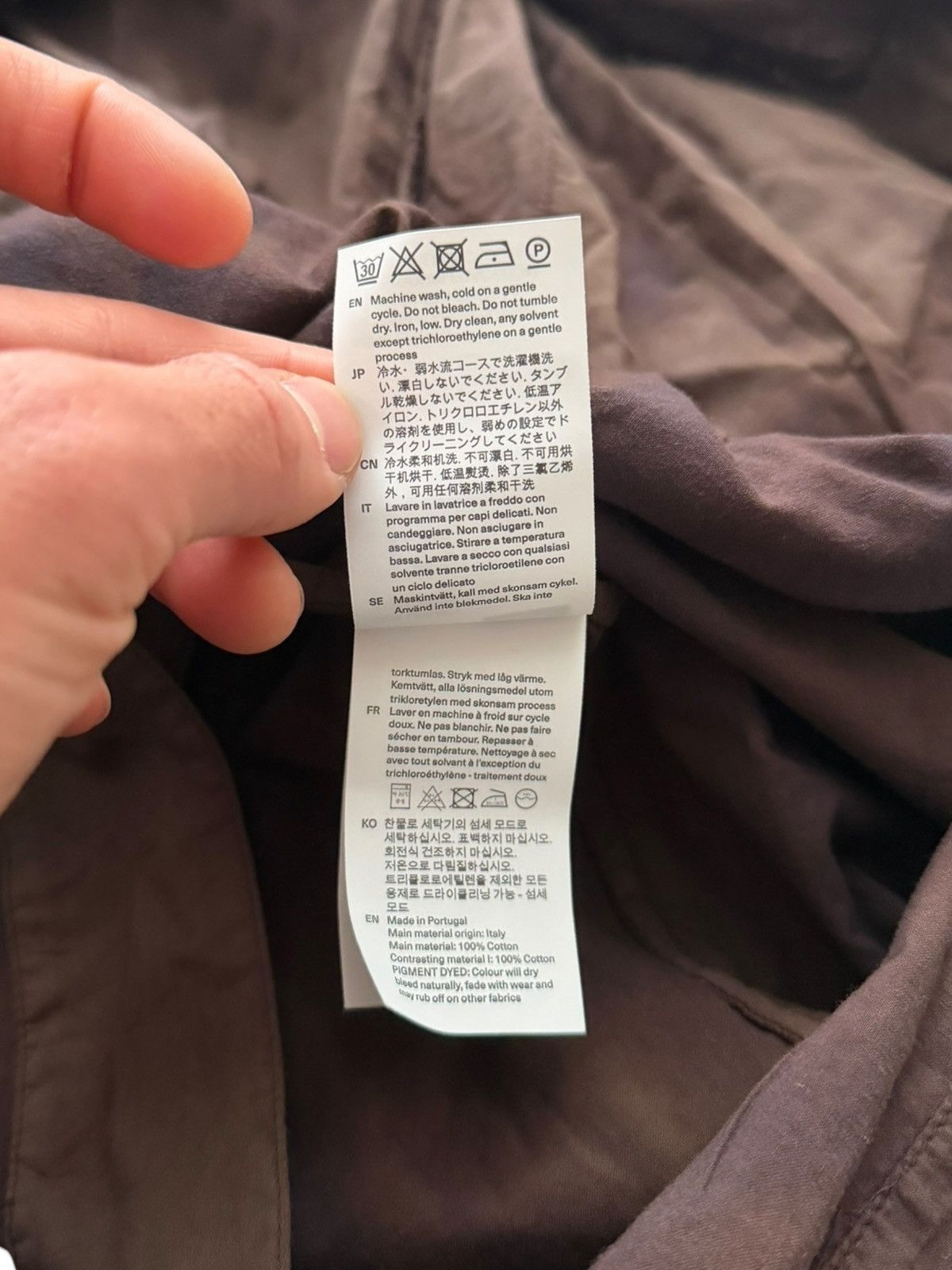 Emporio Armani × Our Legacy Overdyed Toga Brown Robe Coat Jacket Size US M / EU 48-50 / 2 - 14 Thumbnail