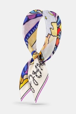 Dior o1w1db11024 Size: OS / Princess & Dragon Square Scarf Size ONE SIZE - 1 Thumbnail