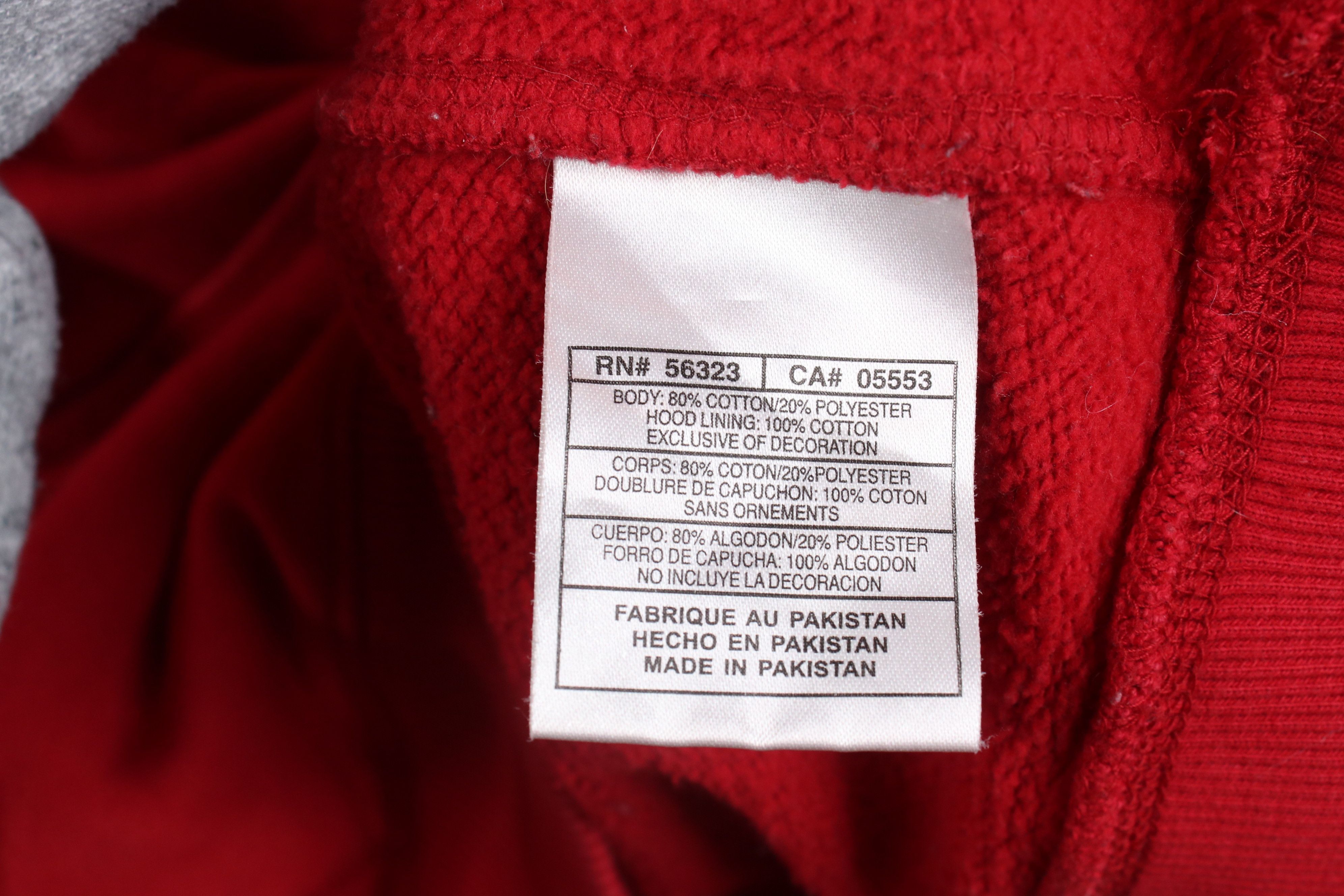 Nike Vintage Y2K Nike Scott Mini Swoosh Hoodie Sweatshirt Red Size US XXL / EU 58 / 5 - 10 Thumbnail