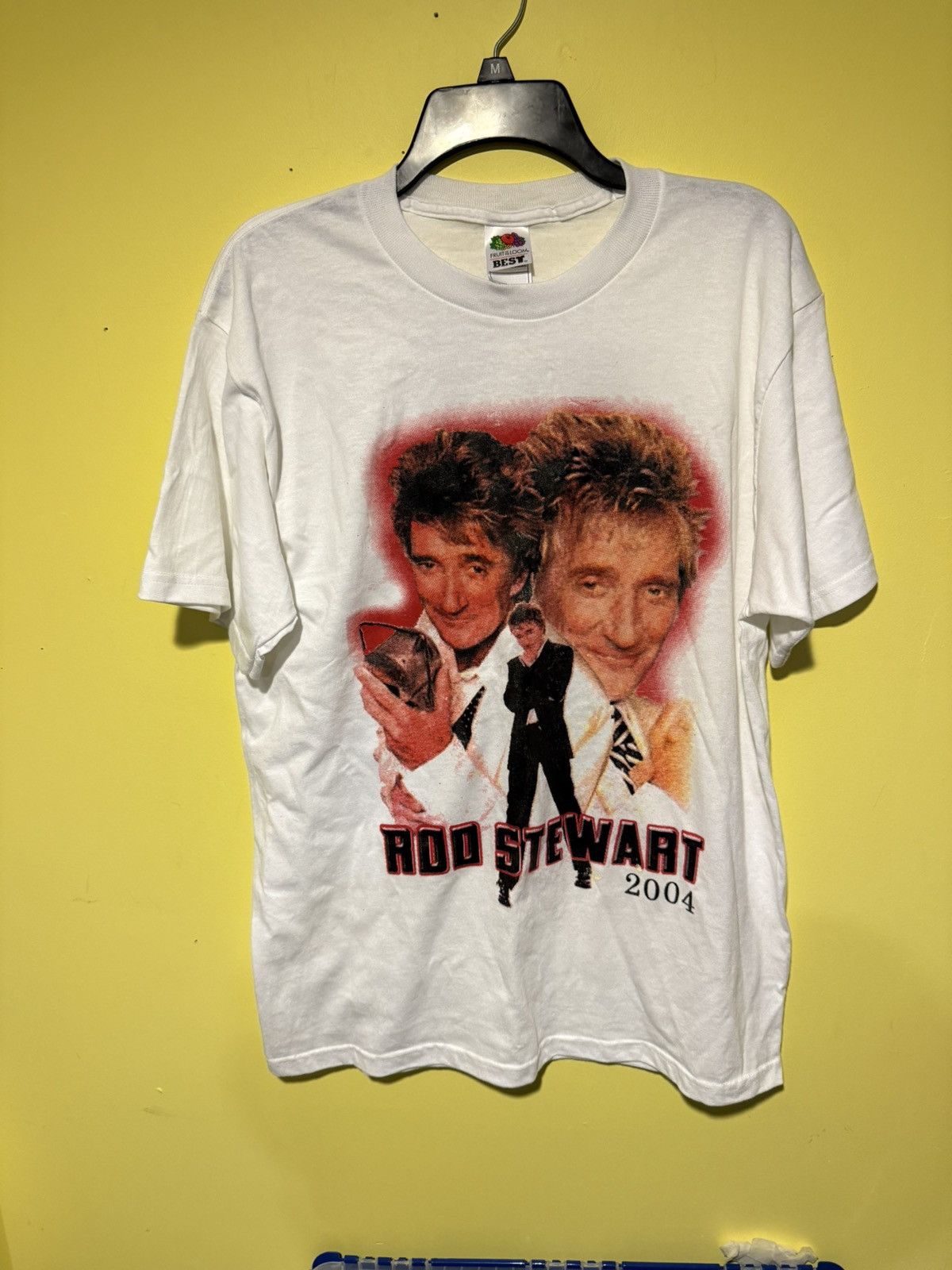 Vintage Vintage Rod Stewart Tour T-Shirt L Pop Tee Made In Usa Size US L / EU 52-54 / 3 - 1 Thumbnail