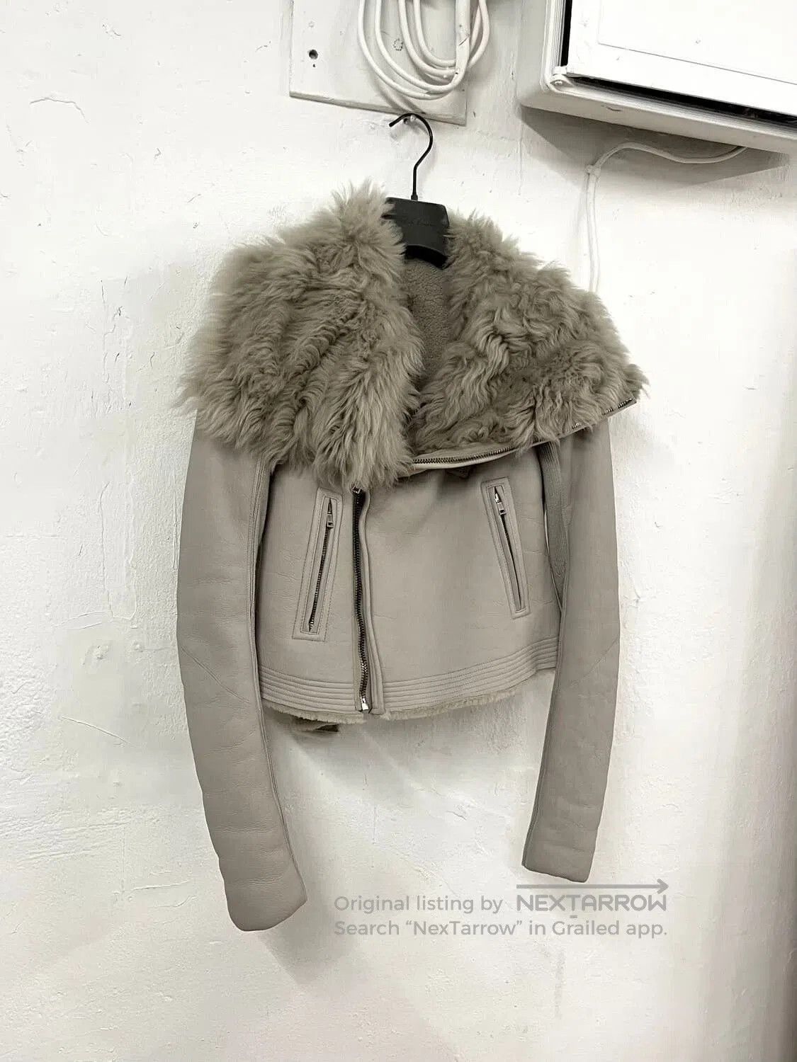 Rick Owens Rick Owens Shearling Leather Jacket. Size US M / EU 48-50 / 2 - 3 Thumbnail