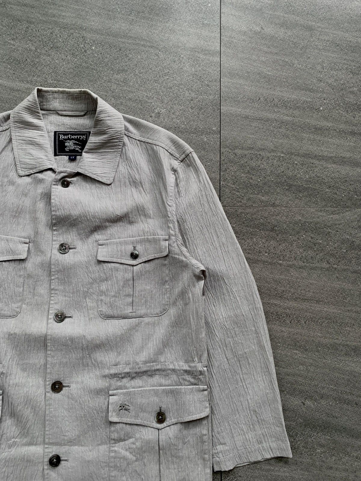 Burberry FREE TAX! M-65 Cargo Linen Jacket Size US M / EU 48-50 / 2 - 3 Thumbnail