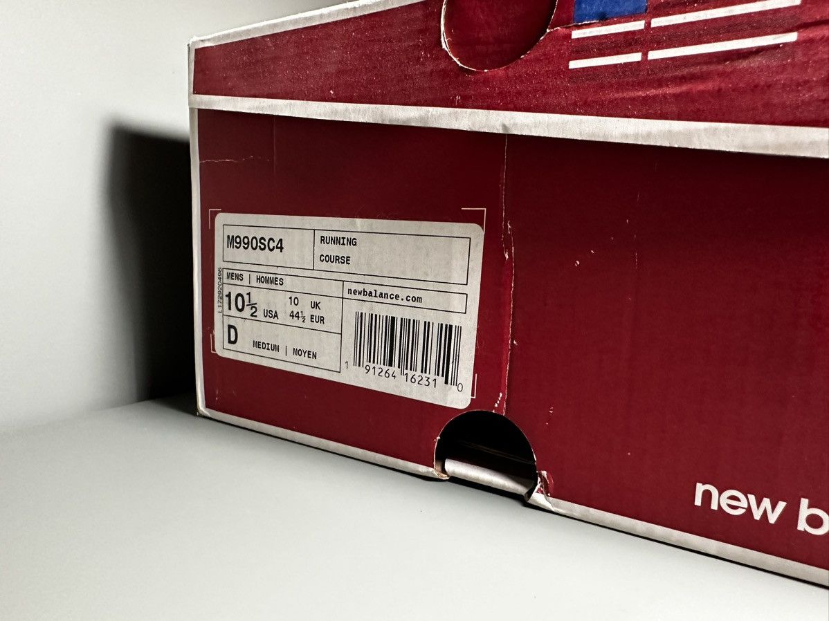 New Balance × Stussy New balance 990v4 MiUSA Made in USA Stussy Cream 44.5 Size US 10.5 / EU 43-44 - 15 Thumbnail