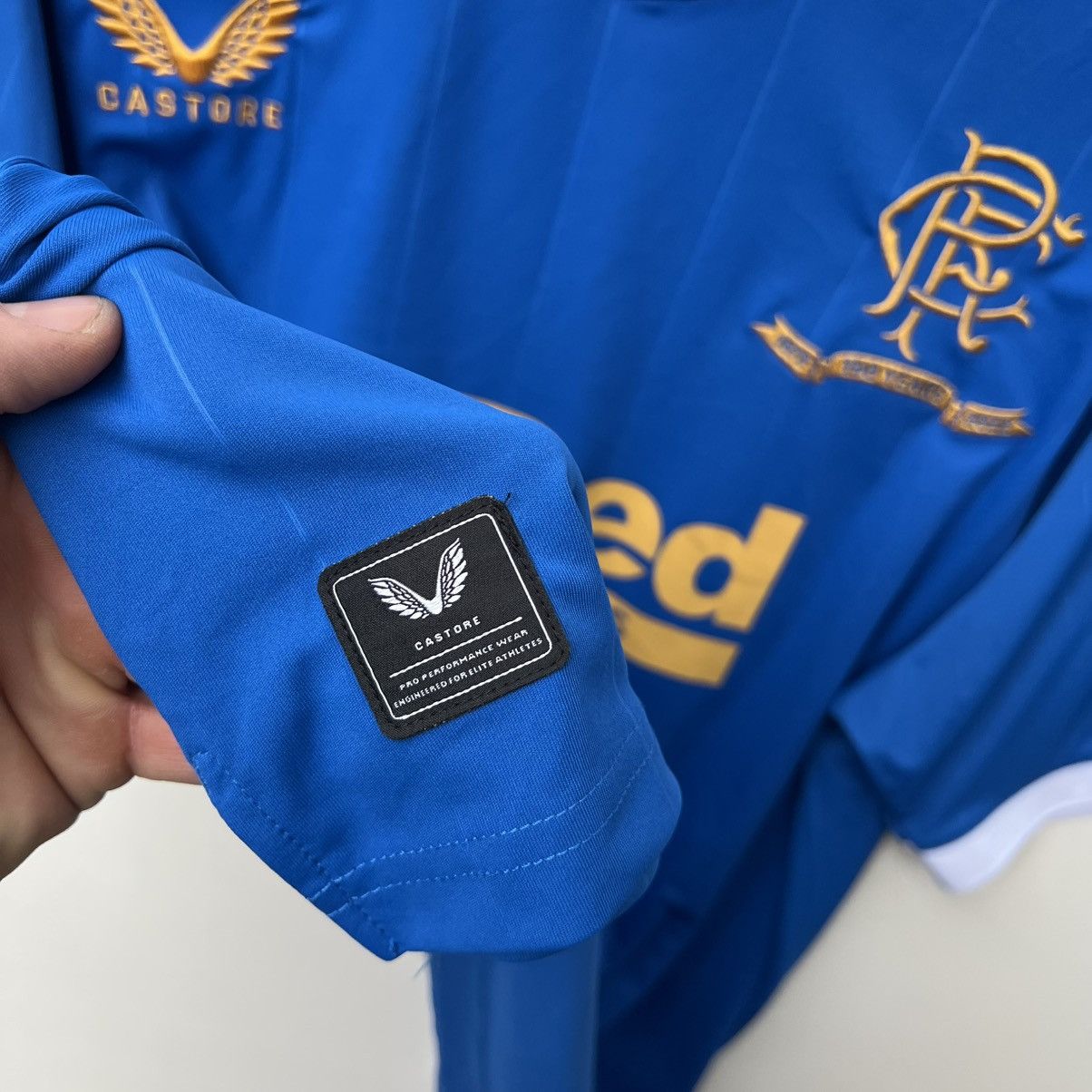 Castore RANGERS 2021/2022 HOME FOOTBALL SHIRT JERSEY CASTORE Size US XXL / EU 58 / 5 - 8 Thumbnail