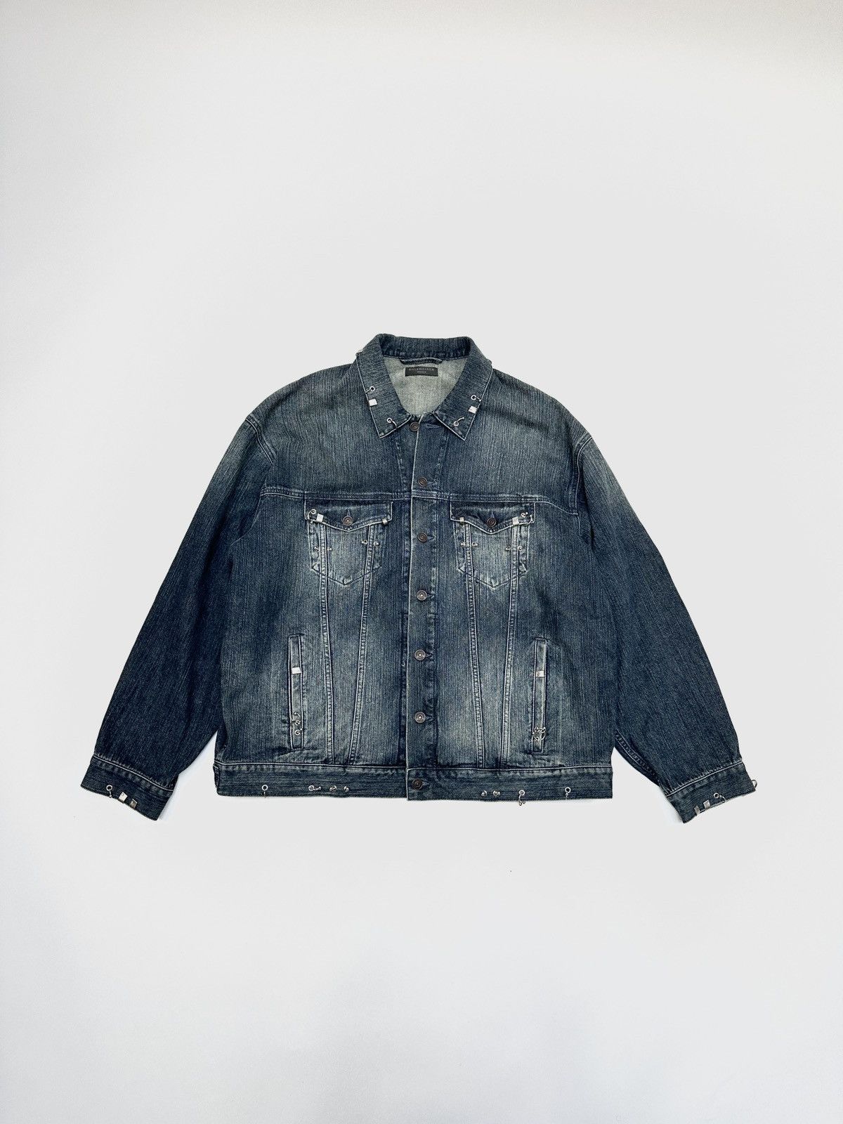 ジャケット・アウター BALENCIAGA DENIM TRACK JACKET Tracksuit jacket Balenciaga Multicolour size M International