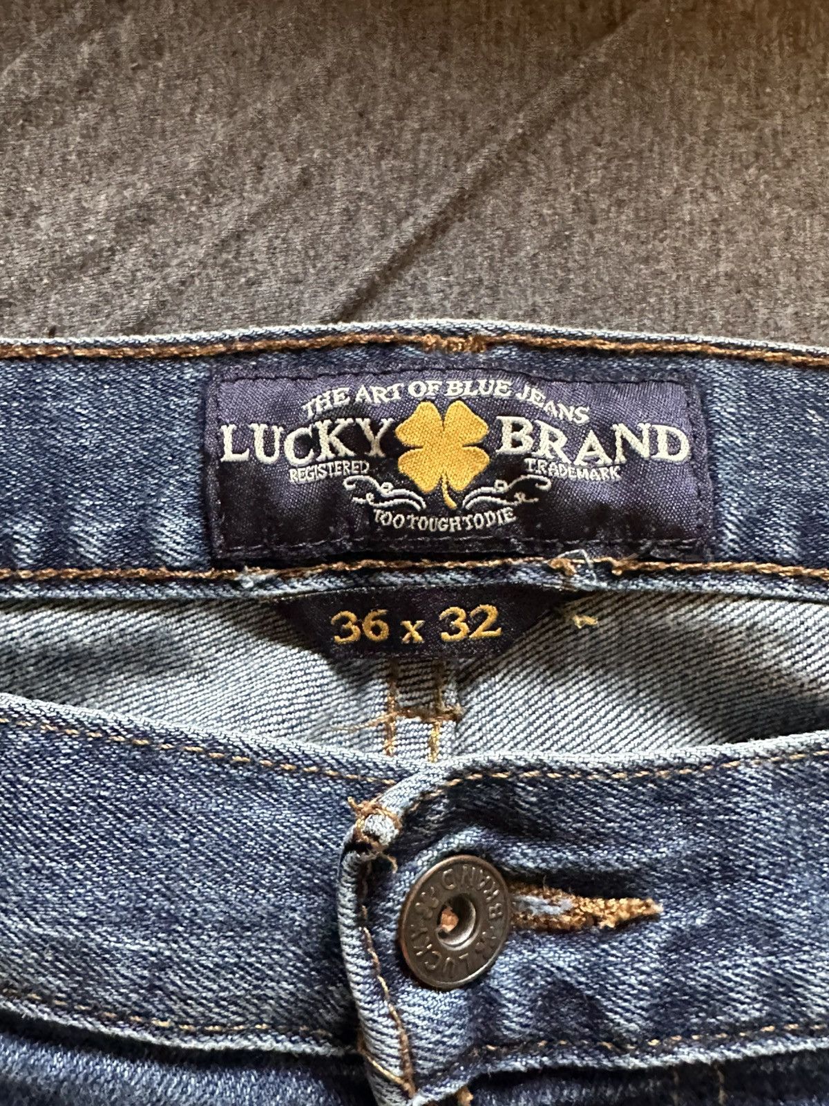 Lucky Brand Lucky Brand Denim x Vintage x Distressed Size US 36 / EU 52 - 5 Thumbnail