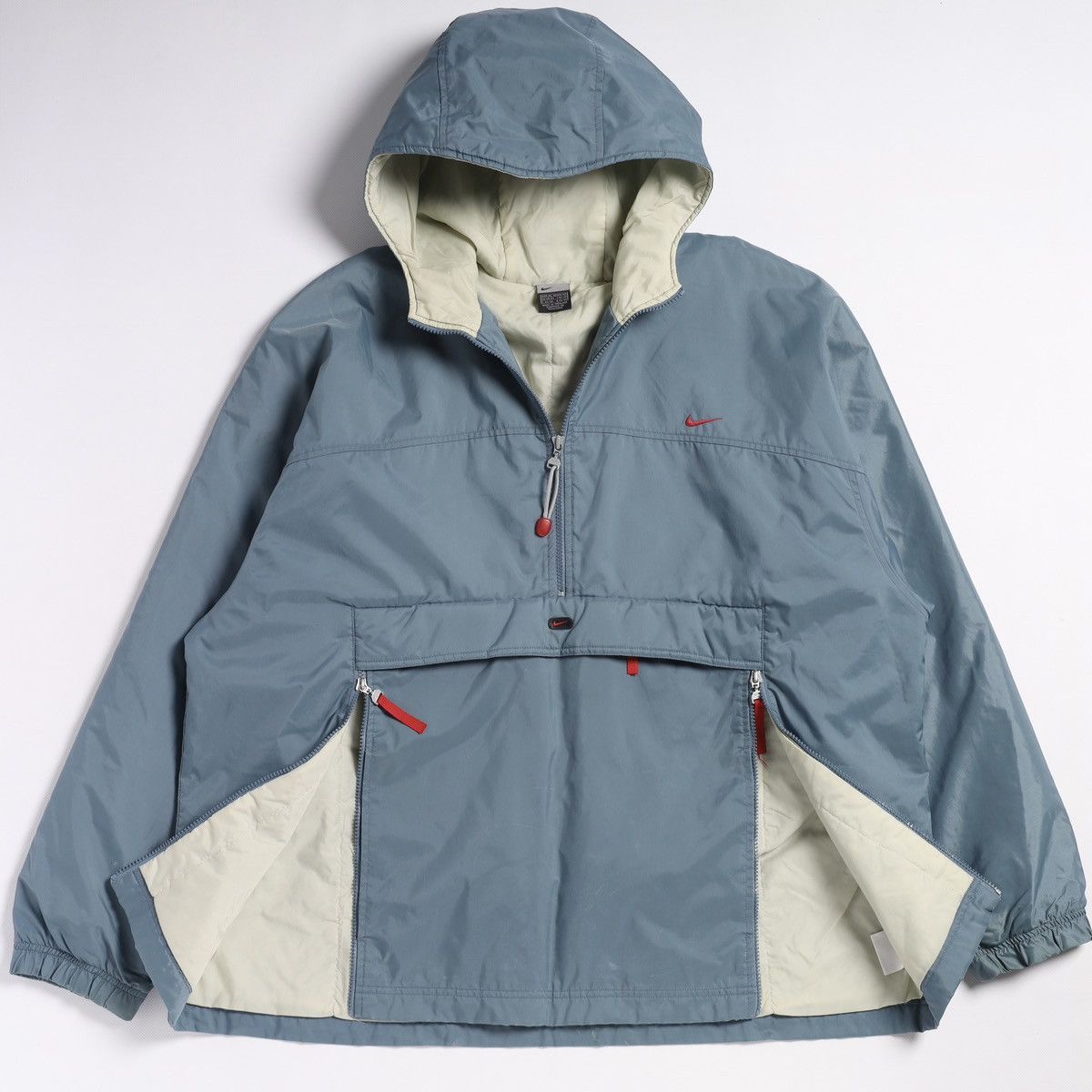 Nike Vintage Nike Anorak 90s Windbreaker Jacket TN Size US XL / EU 56 / 4 - 2 Thumbnail