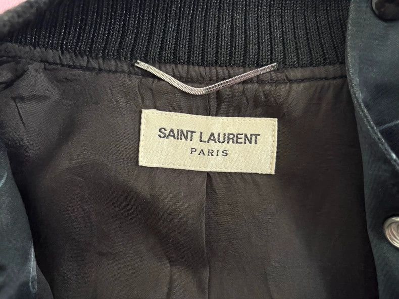 Saint Laurent Paris saint Laurent paris16SS Tiger-Eagle Crossbeard Silk Jacket Size US M / EU 48-50 / 2 - 5 Thumbnail