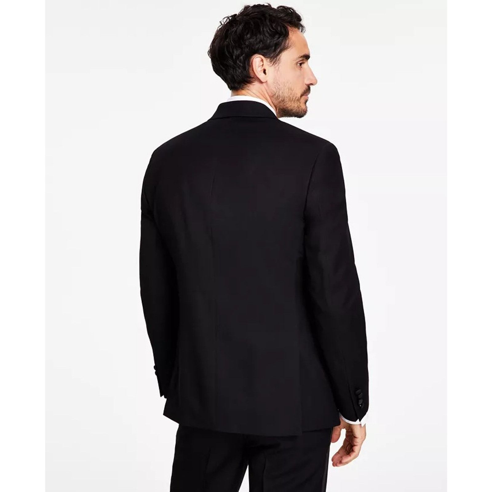 Alfani Alfani Men's Black Slim-Fit Evening Tuxedo Jacket Size 44S Size 44S - 2 Thumbnail