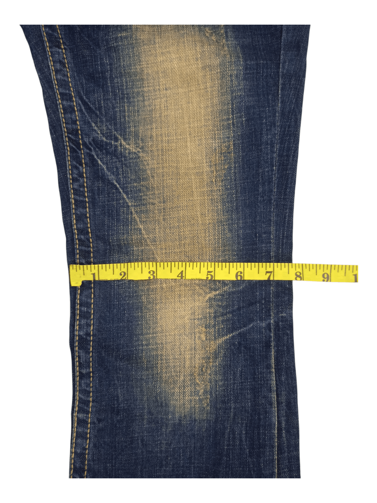 Japanese Brand Lolita Leather Bomdage Mudmax If Six Style Flare Denim Size US 29 - 23 Thumbnail