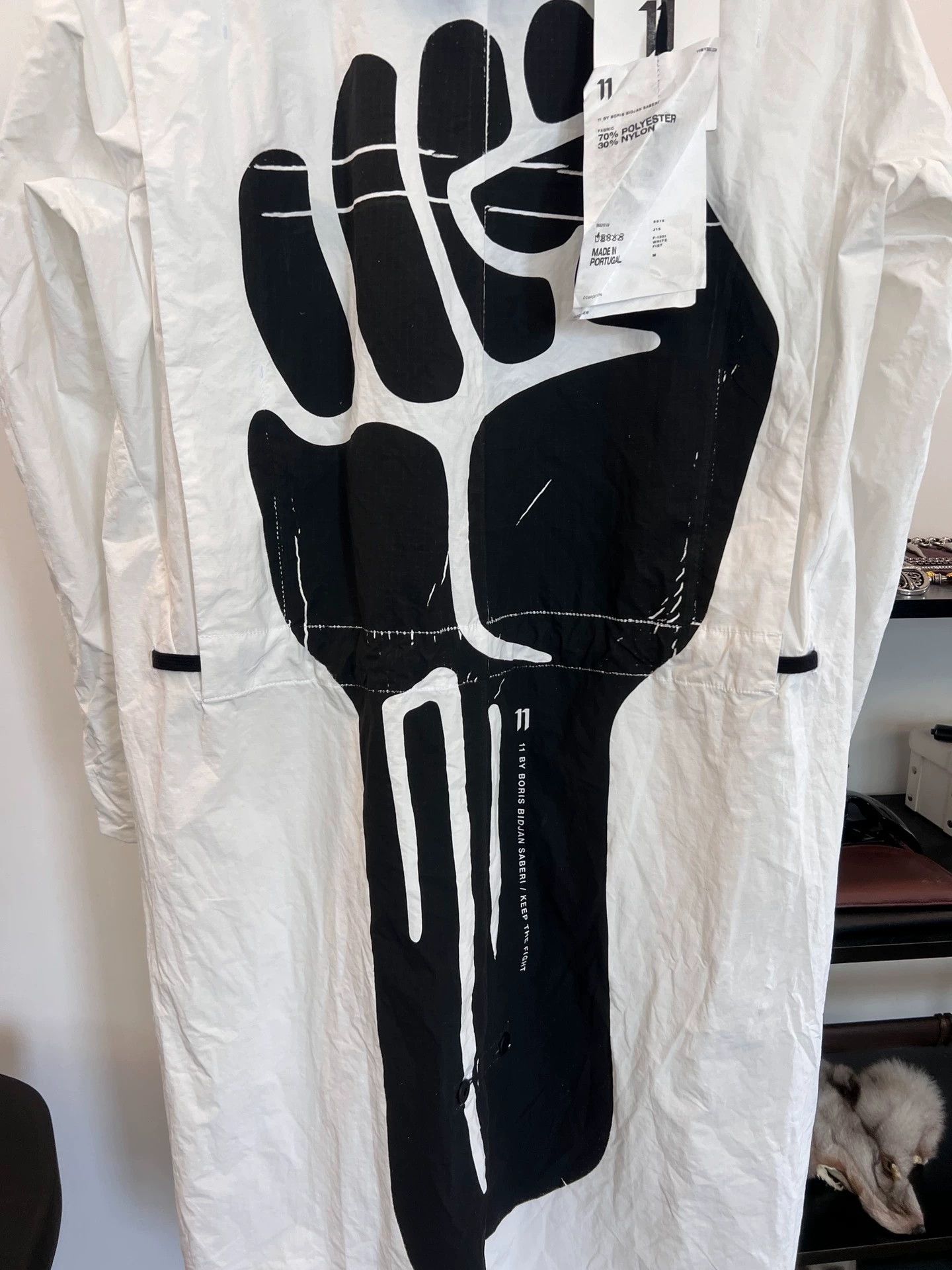 Boris Bidjan Saberi BBS 11by bbs mid fist print parka M new w/ tags Size US M / EU 48-50 / 2 - 3 Thumbnail