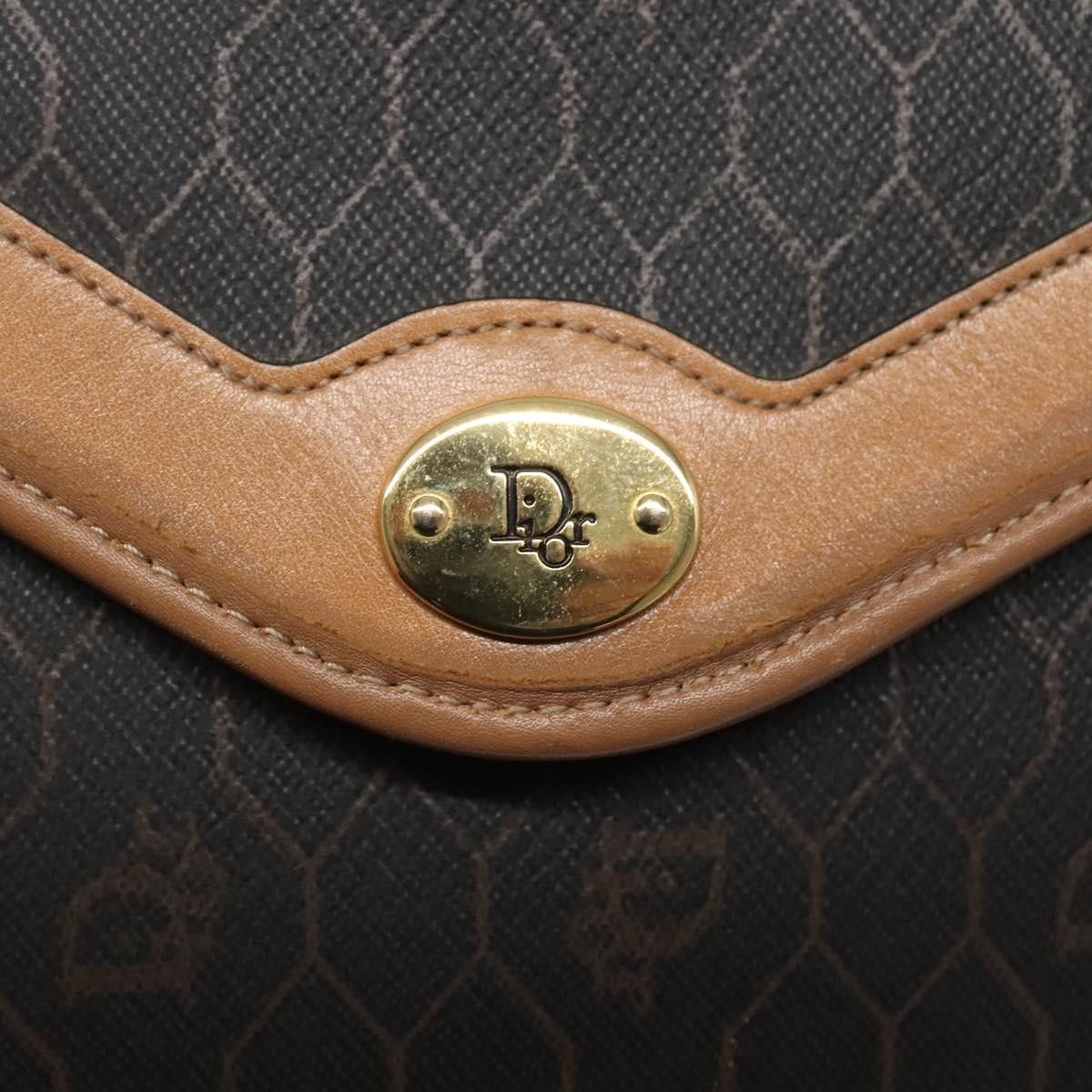 Dior DIOR Honeycomb Canvas Shoulder Bag Pvc Black Size ONE SIZE - 14 Thumbnail