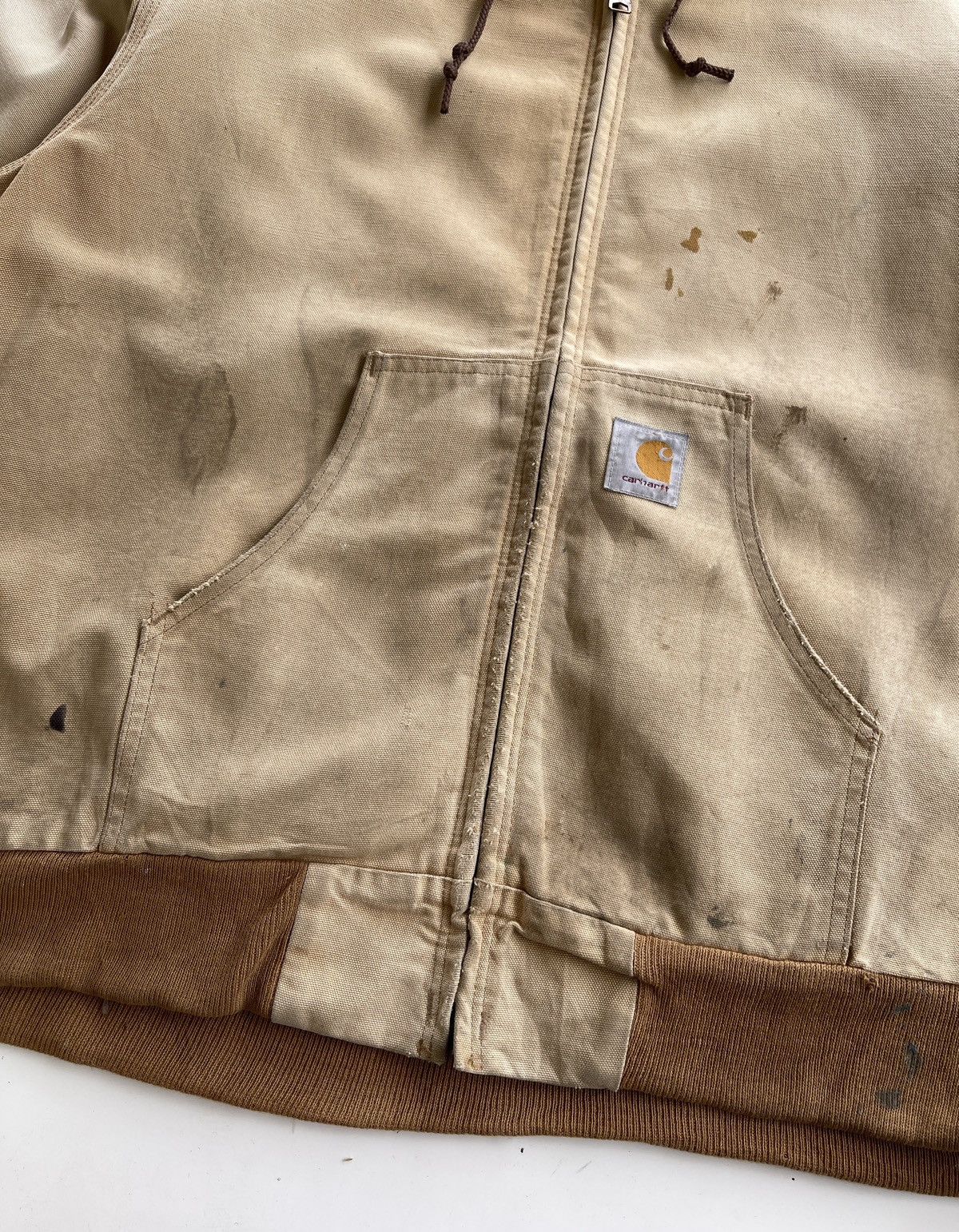 Carhartt Destroyed❗️Vintage 80s Carhartt Active Workwear Jacket Size US XXL / EU 58 / 5 - 22 Thumbnail