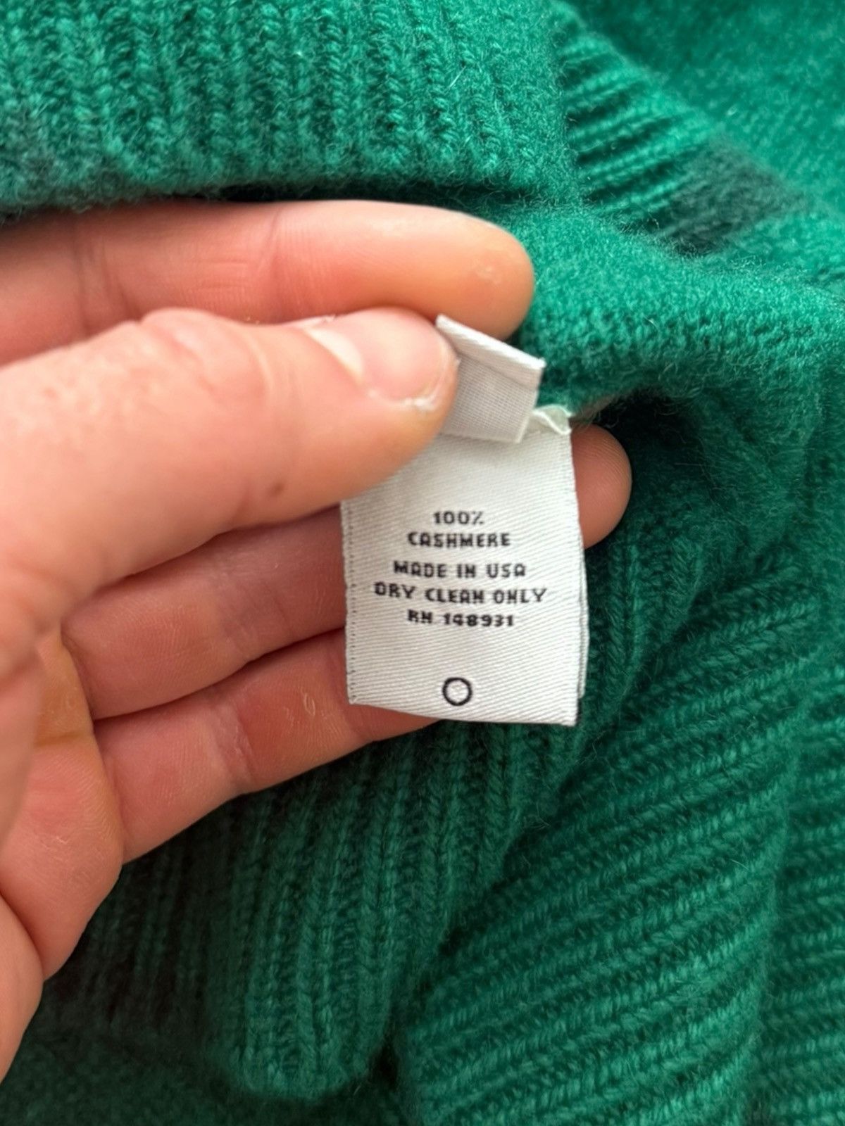 The Elder Statesman 100% Cashmere Zip Green Tie Dye Hoodie Size US M / EU 48-50 / 2 - 6 Thumbnail