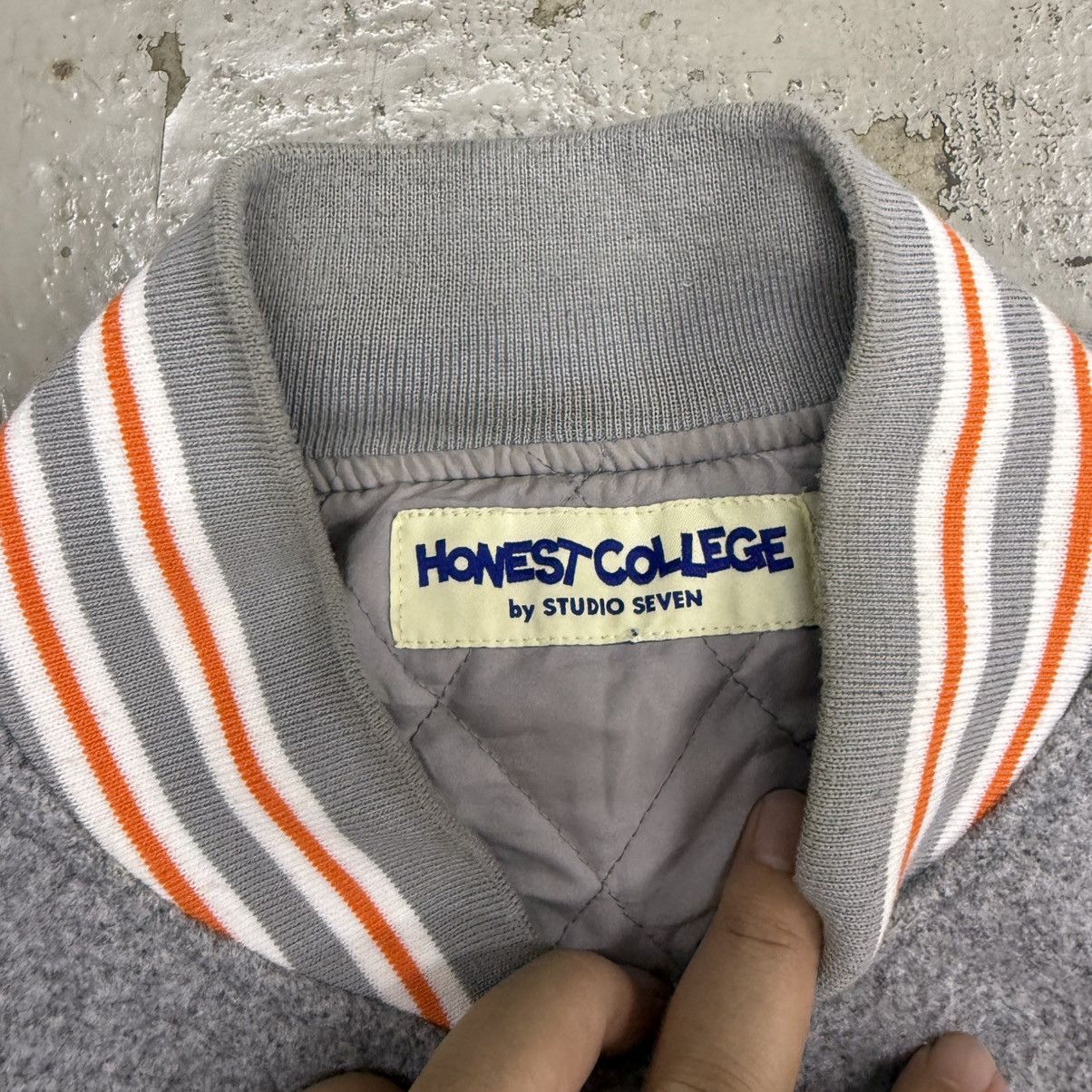 Japanese Brand Honest college by studio seven quilted varsity Jacket Size US L / EU 52-54 / 3 - 5 Thumbnail